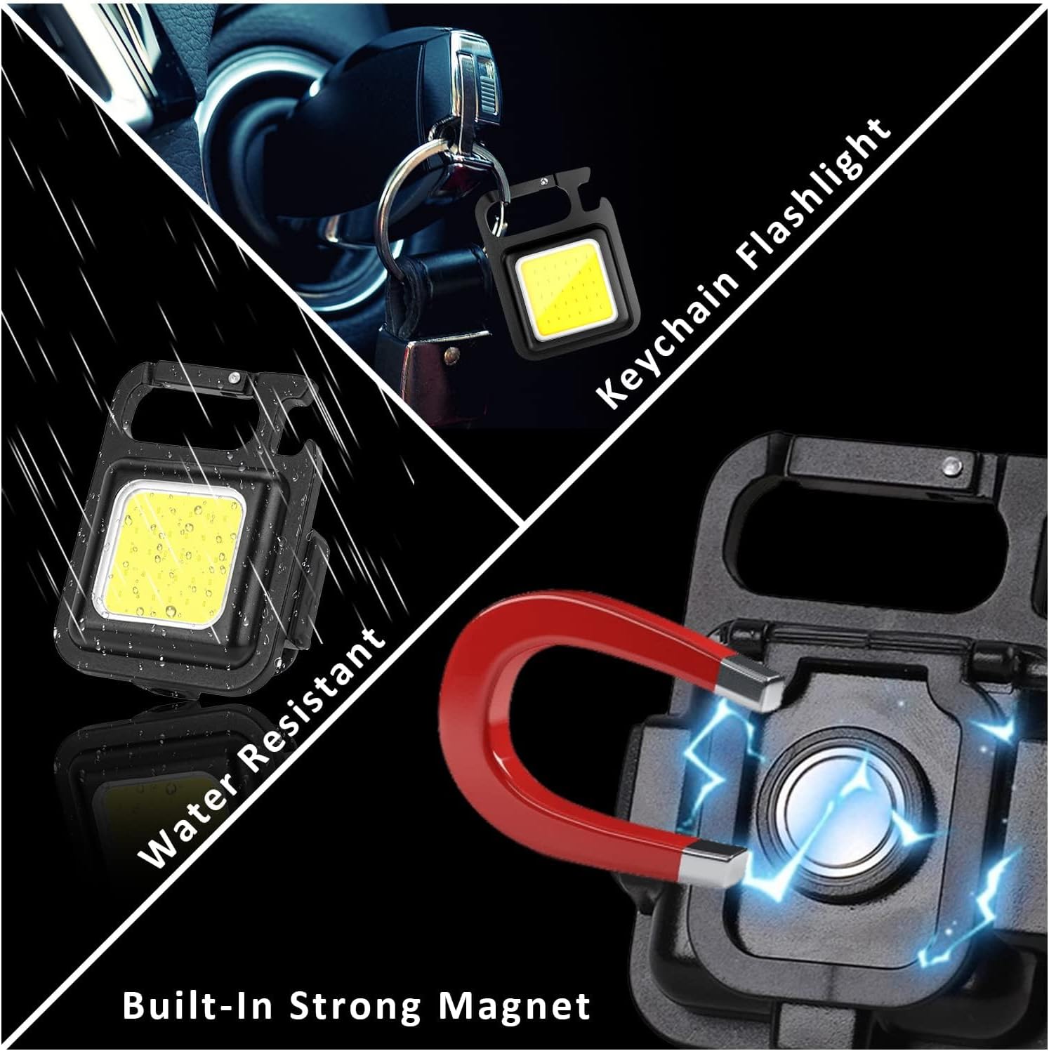 MAKDAK Mini LED Work Light 2-Pack – Thoughtful Birthday Gift for Husband, Boyfriend, or Grandpa