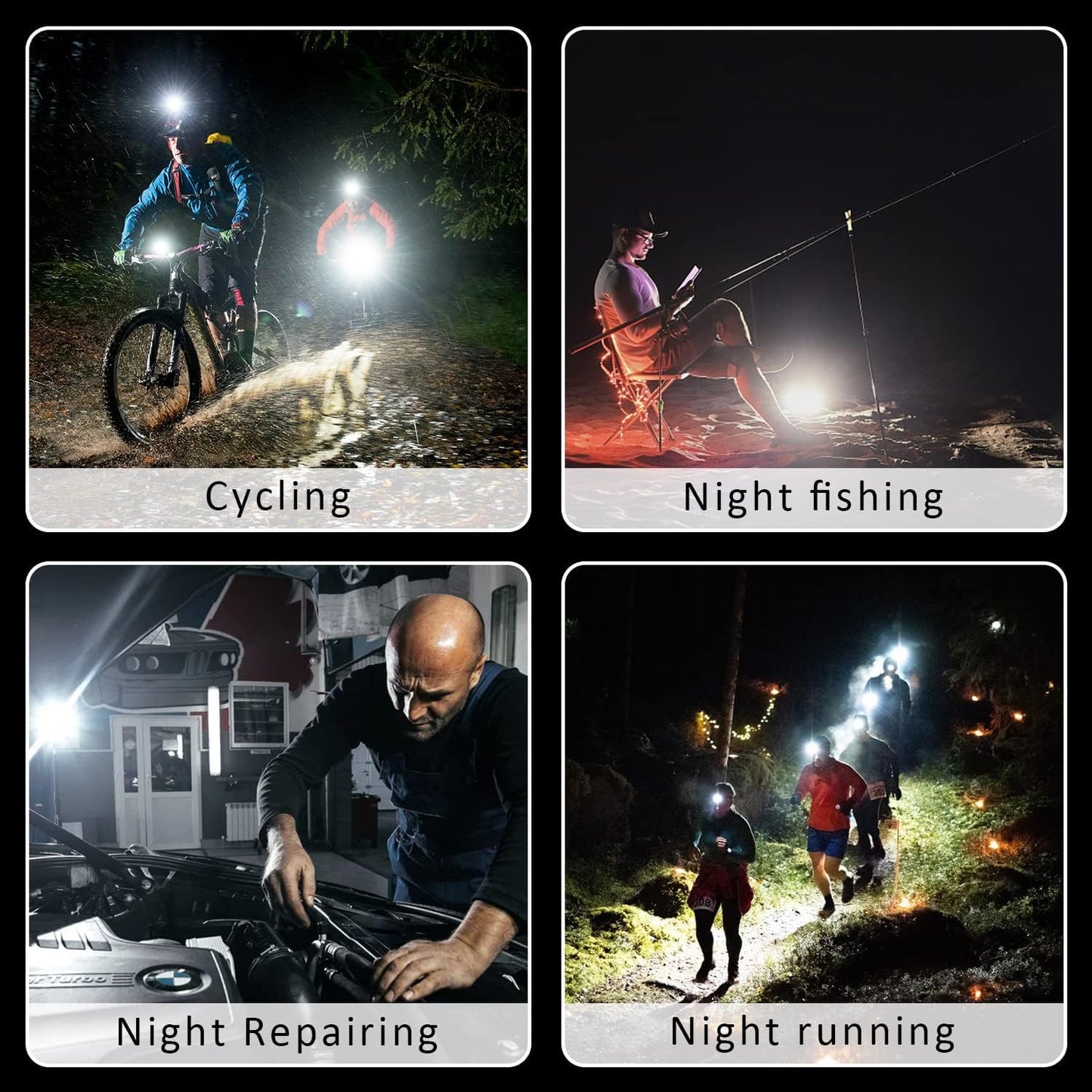 MAKDAK Mini LED Work Light 2-Pack – Thoughtful Birthday Gift for Husband, Boyfriend, or Grandpa