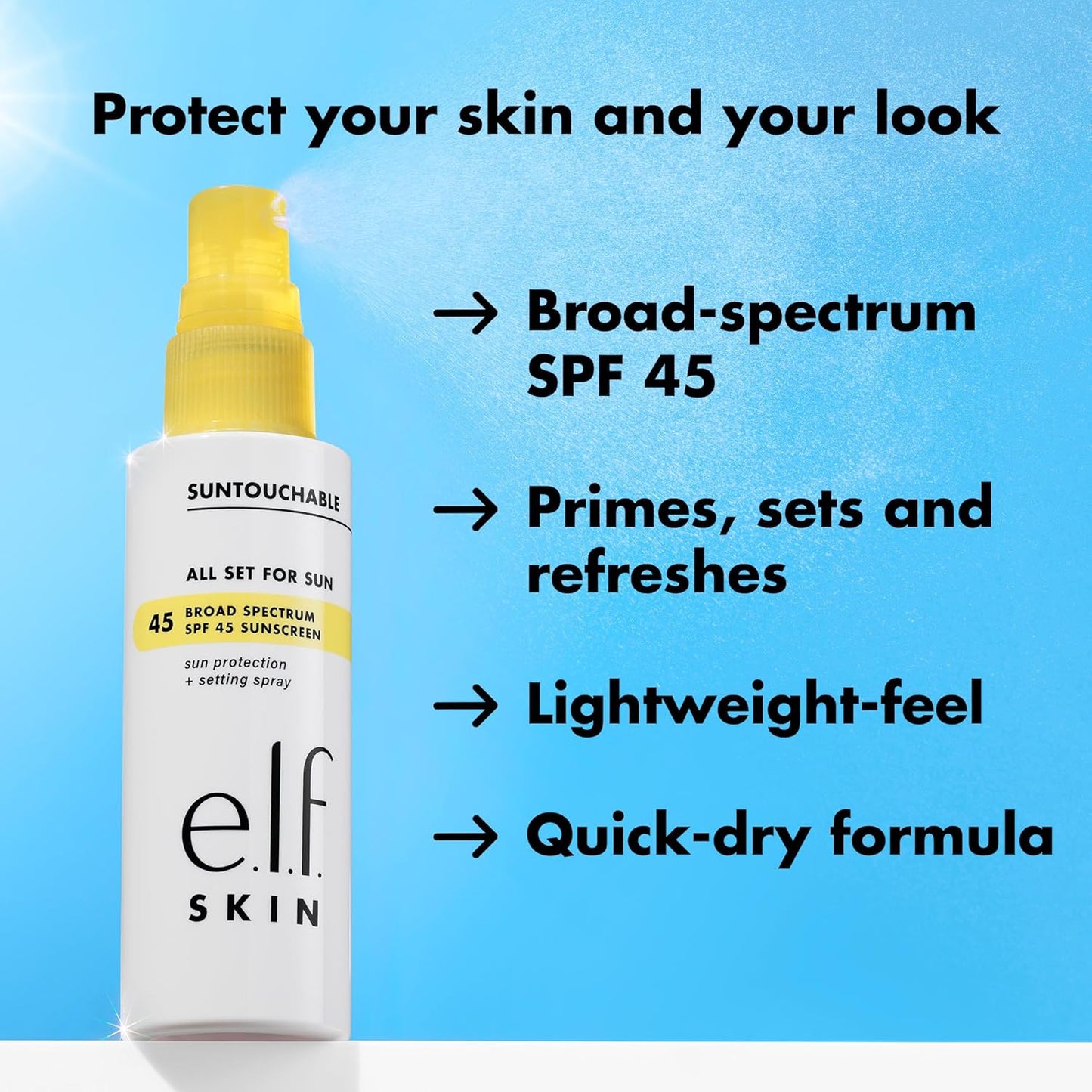 makeup-locking setting spray technology that prevents fading and smudging