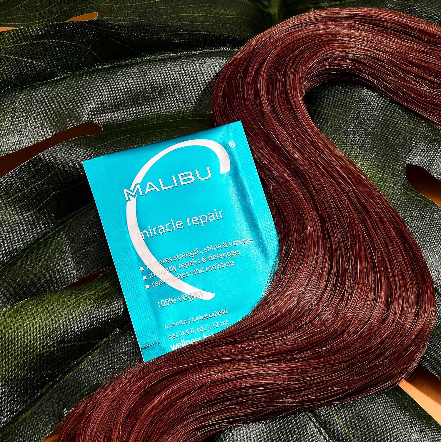 Malibu C Miracle Repair Hair Reconstructor - Premium Salon-Grade Treatment for Luxury Home Vanity, Triple Protein Therapy