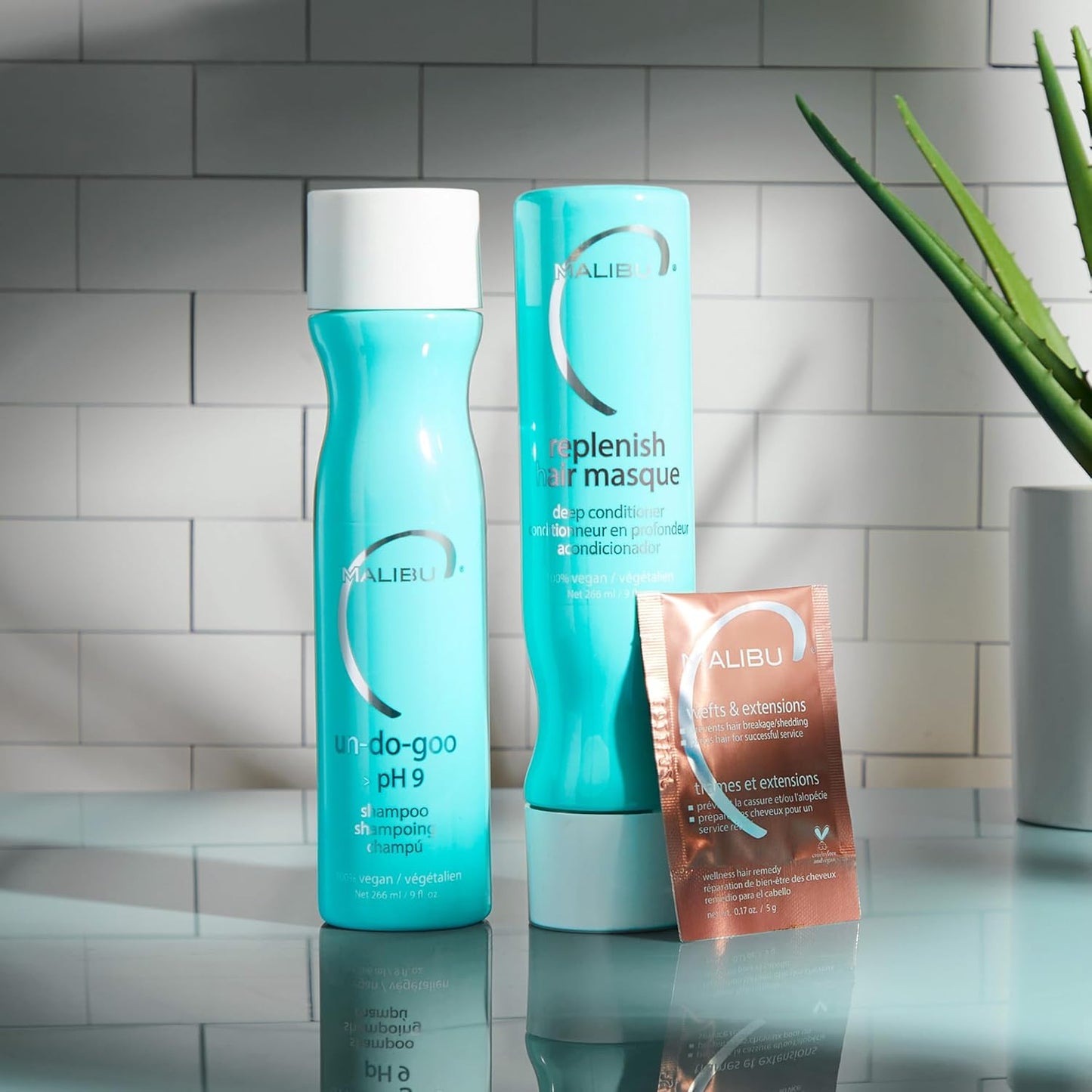 Malibu C Replenish Hair Masque – Self-Care Night Deep Conditioner for At-Home Spa Rituals
