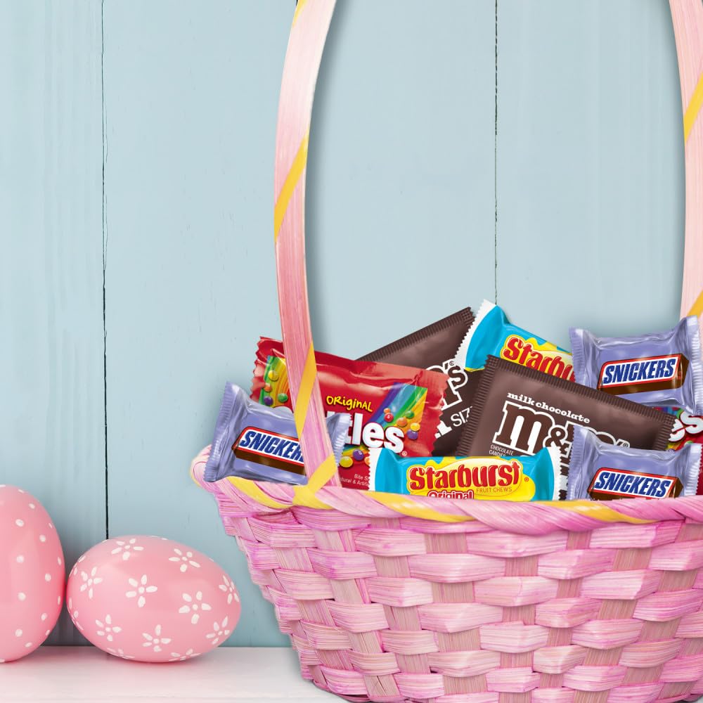 Mars Easter Candy Variety Pack – Kid-Safe Individually Wrapped Pastel Minis for Easter Egg Hunts and Baskets, 27.27 oz Bag