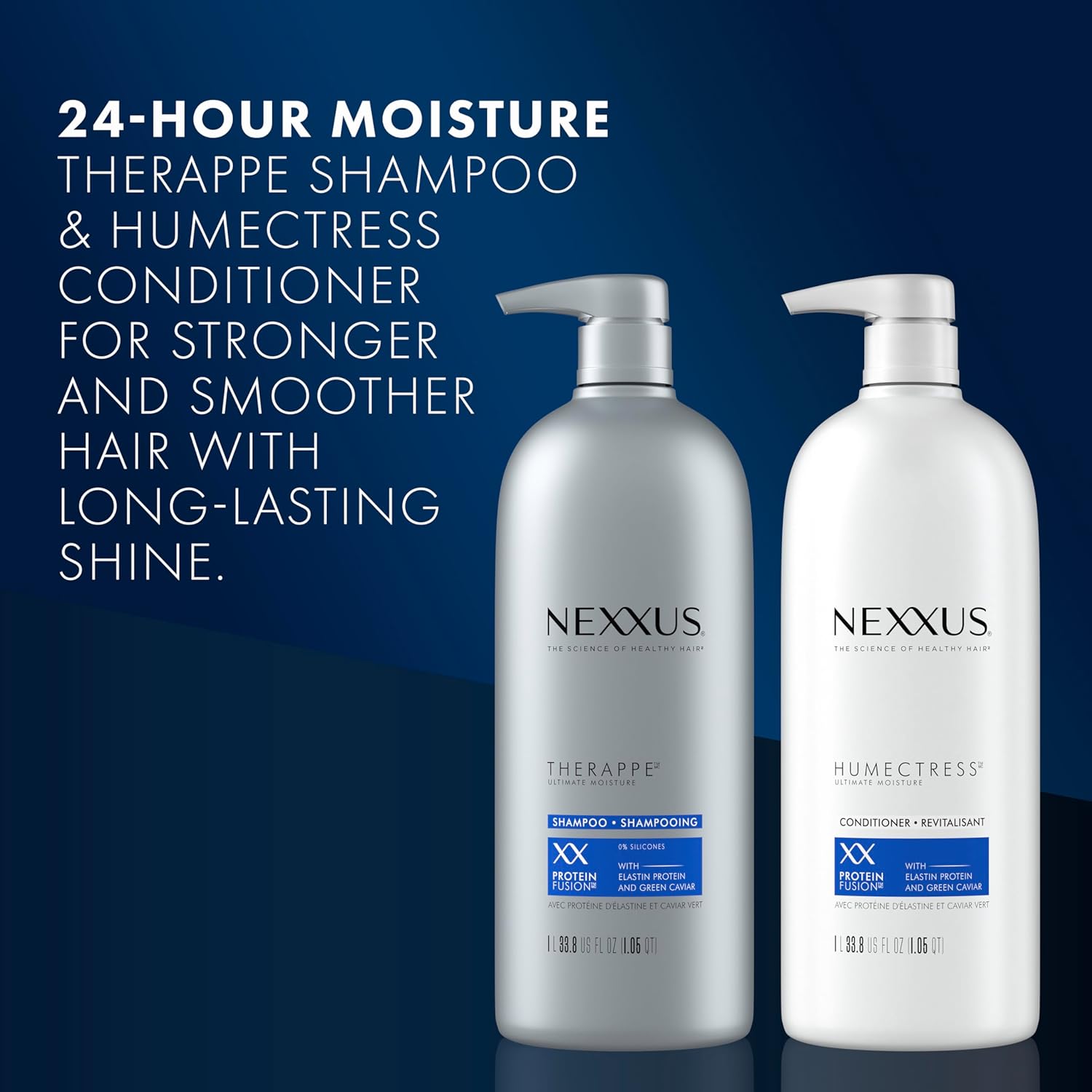 matched shampoo and conditioner system designed to work together