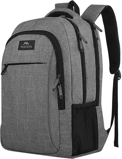 MATEIN Travel Laptop Backpack – Modern Minimalist Laptop Bag for Small Apartments and Streamlined Travel