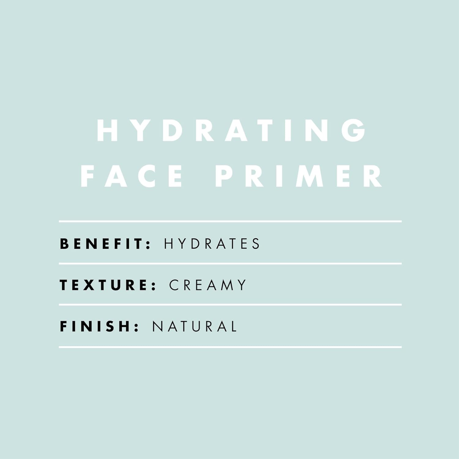 matte, lightweight cream finish in a squeeze tube