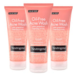 Neutrogena Oil-Free Acne Face Wash Pink Grapefruit Foaming Scrub – Salicylic Acid Daily Cleanser for Mindful Morning Skincare Rituals