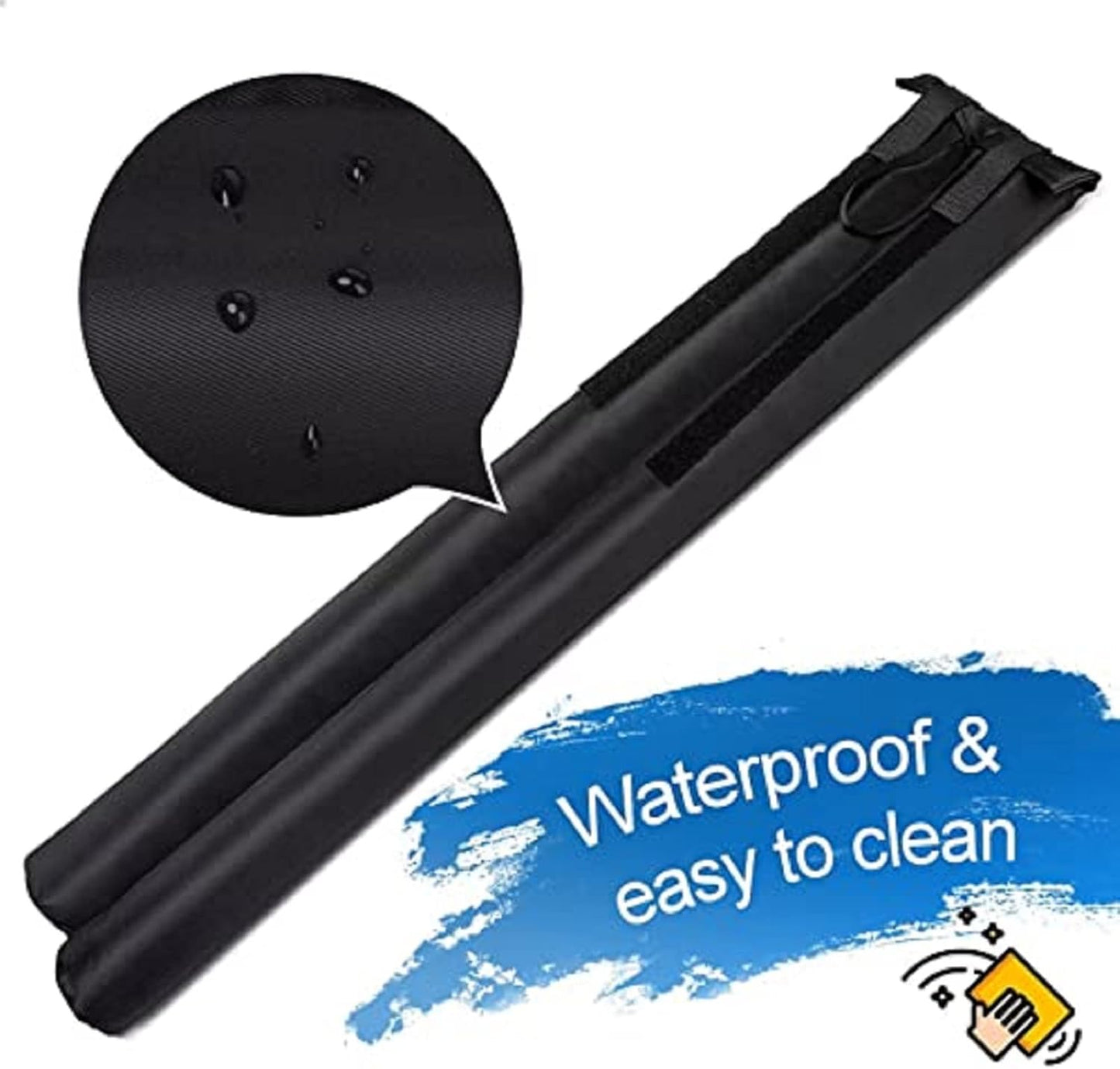 MAXTID Under Door Draft Stopper – Bedroom Wind-Down Essential That Blocks Hallway Light and Noise for Better Sleep