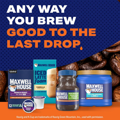 Maxwell House Half Caff Coffee 25.6 oz – Thoughtful Housewarming Gift for the Everyday Coffee Lover