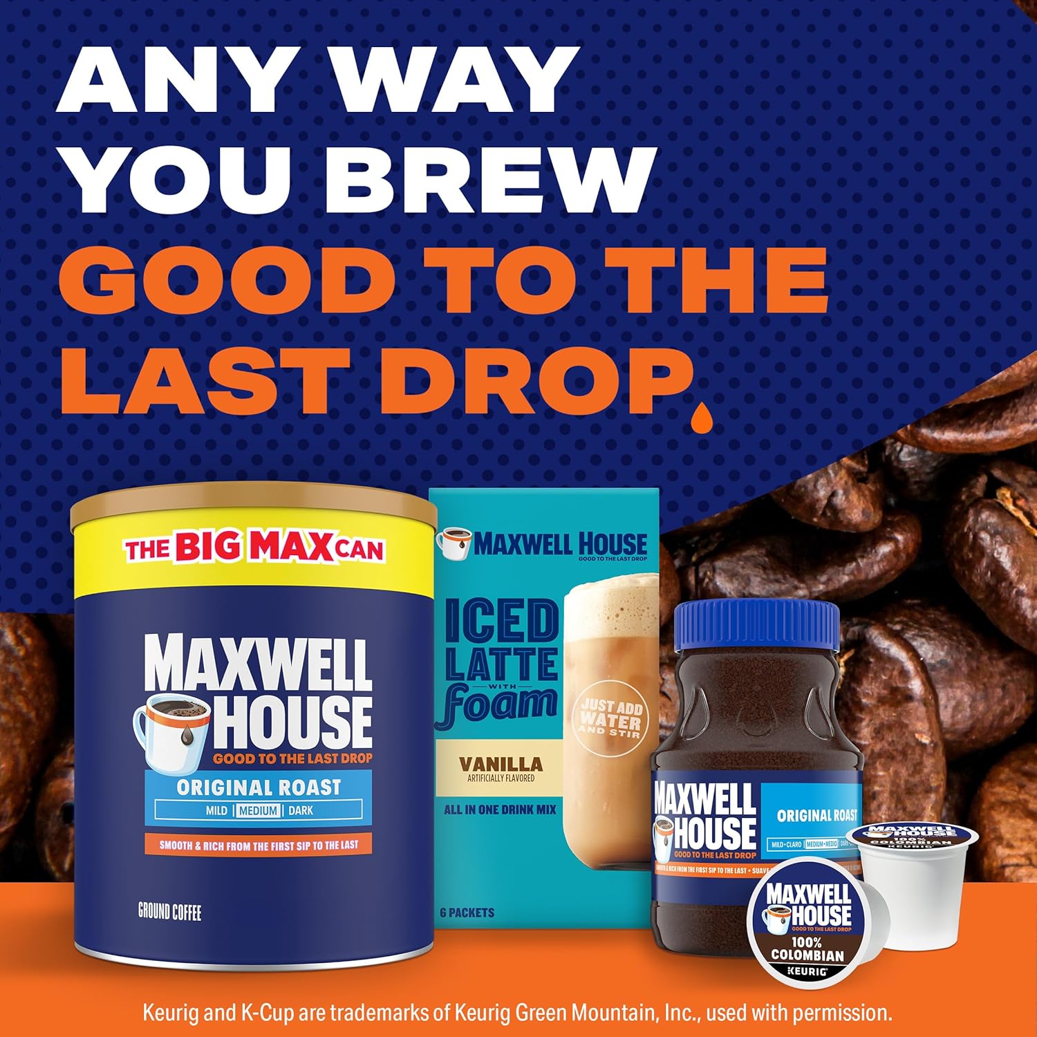 Maxwell House Original Roast Ground Coffee – Office Break Room Pantry Coffee for Shared Workplace Brewing