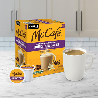 McCafe Café Styles Horchata Latte K-Cup Variety, Thoughtful Holiday Gift for Coffee Lovers