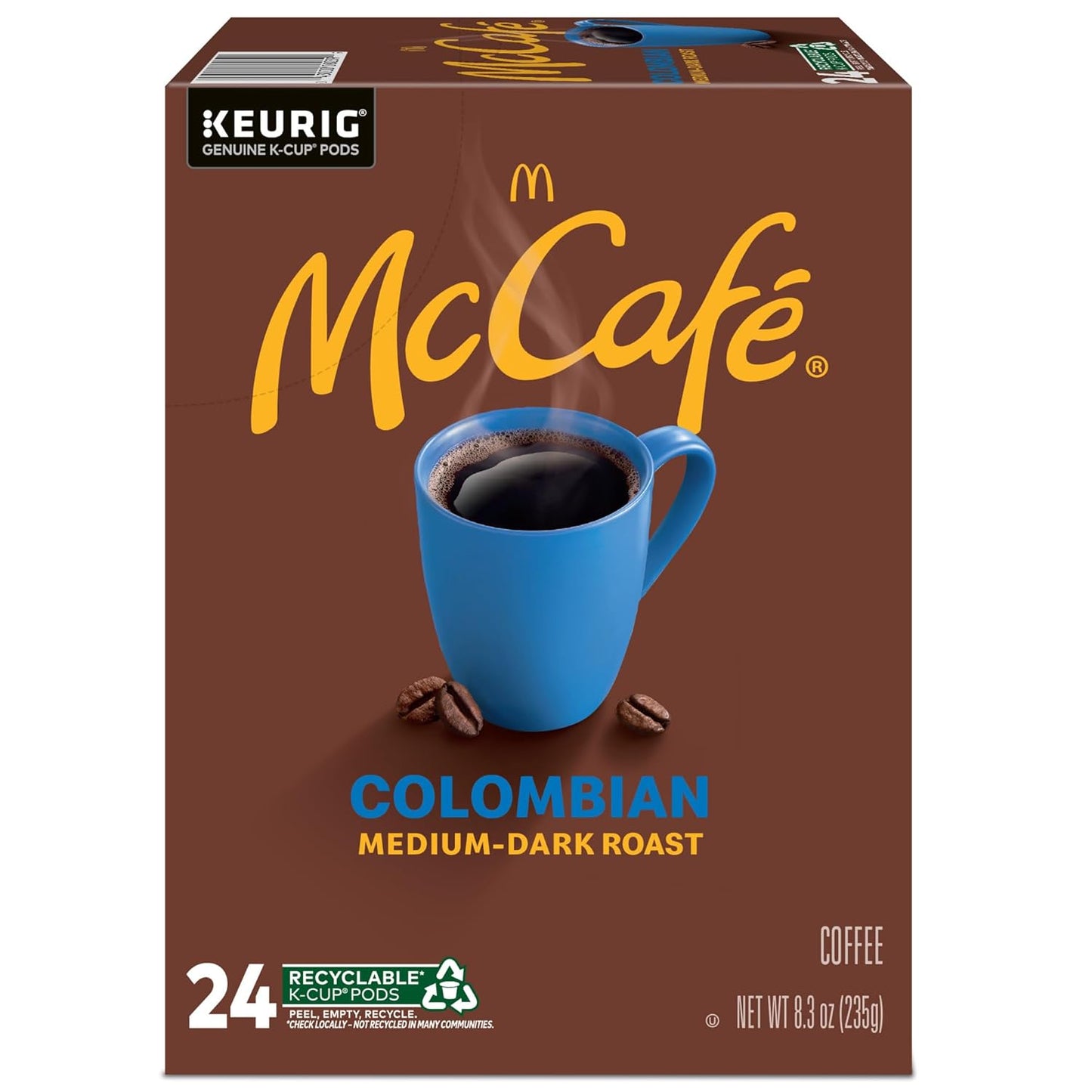 McCafe Colombian K-Cup Pods – Home Office Coffee for Focused Work Mornings, 96 Count