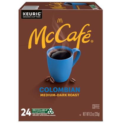 McCafe Colombian K-Cup Pods – Home Office Coffee for Focused Work Mornings, 96 Count