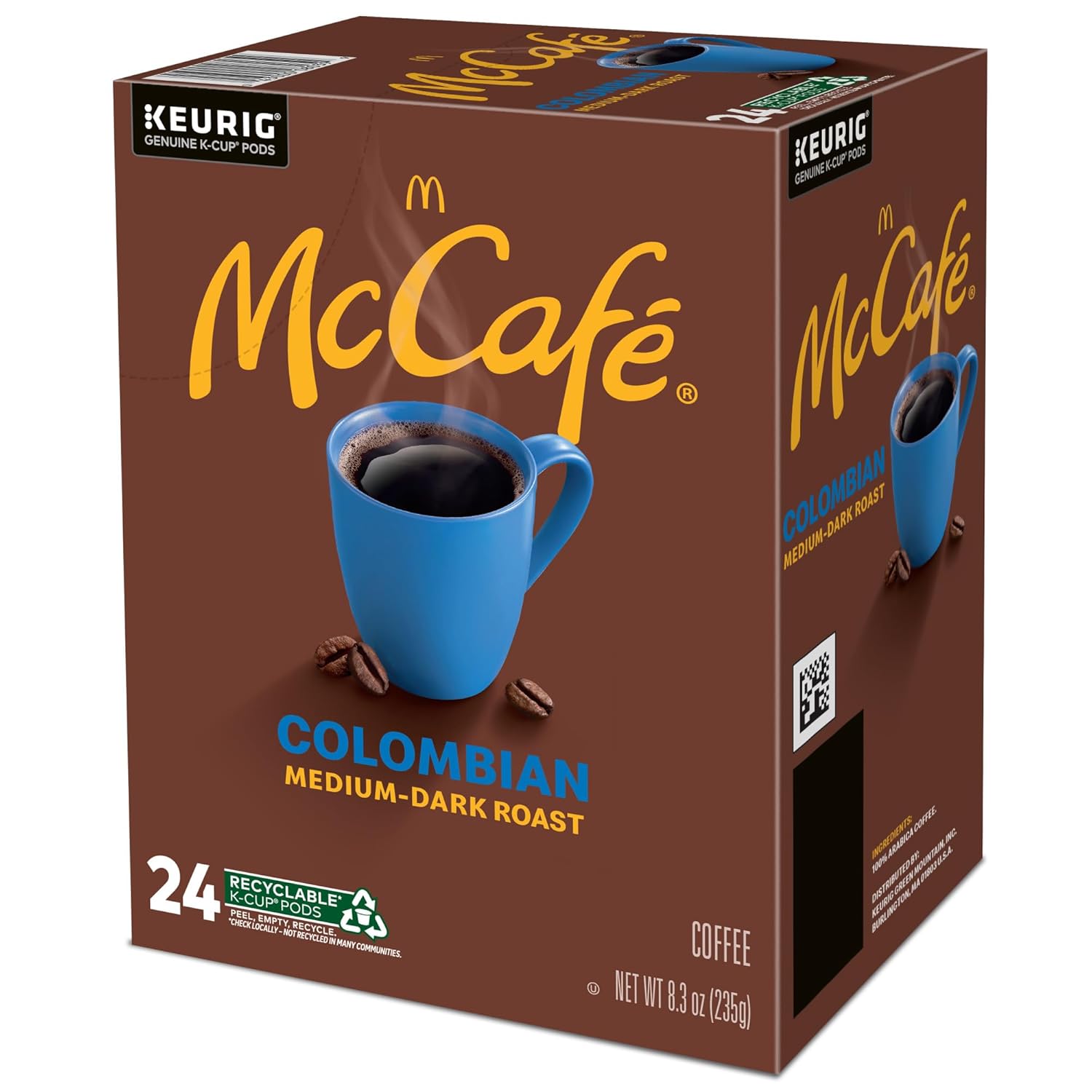 McCafe Colombian K-Cup Pods – Home Office Coffee for Focused Work Mornings, 96 Count