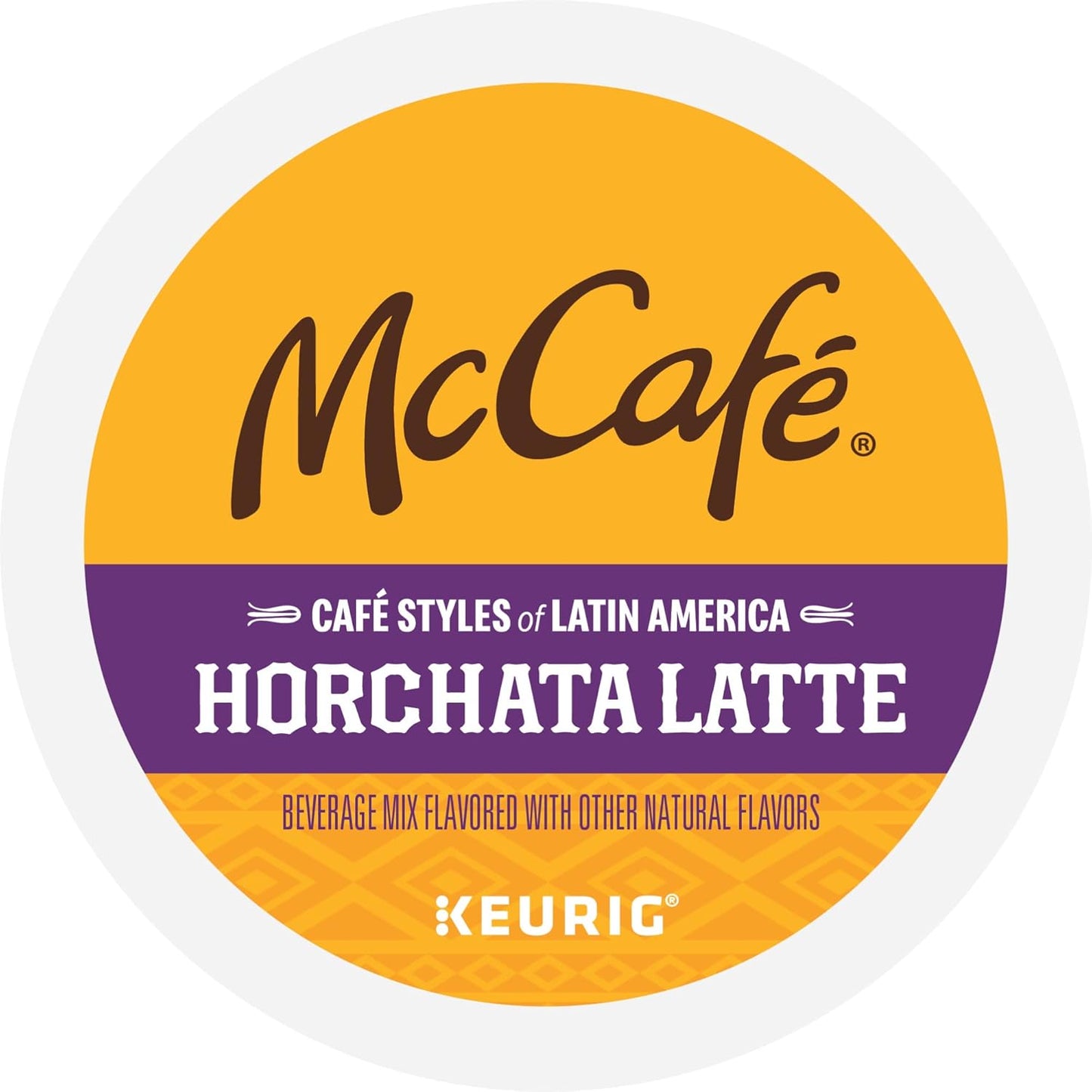 McCafe Premium Horchata Latte K-Cup Pods for the Discerning Home Barista, Café-Style Indulgence