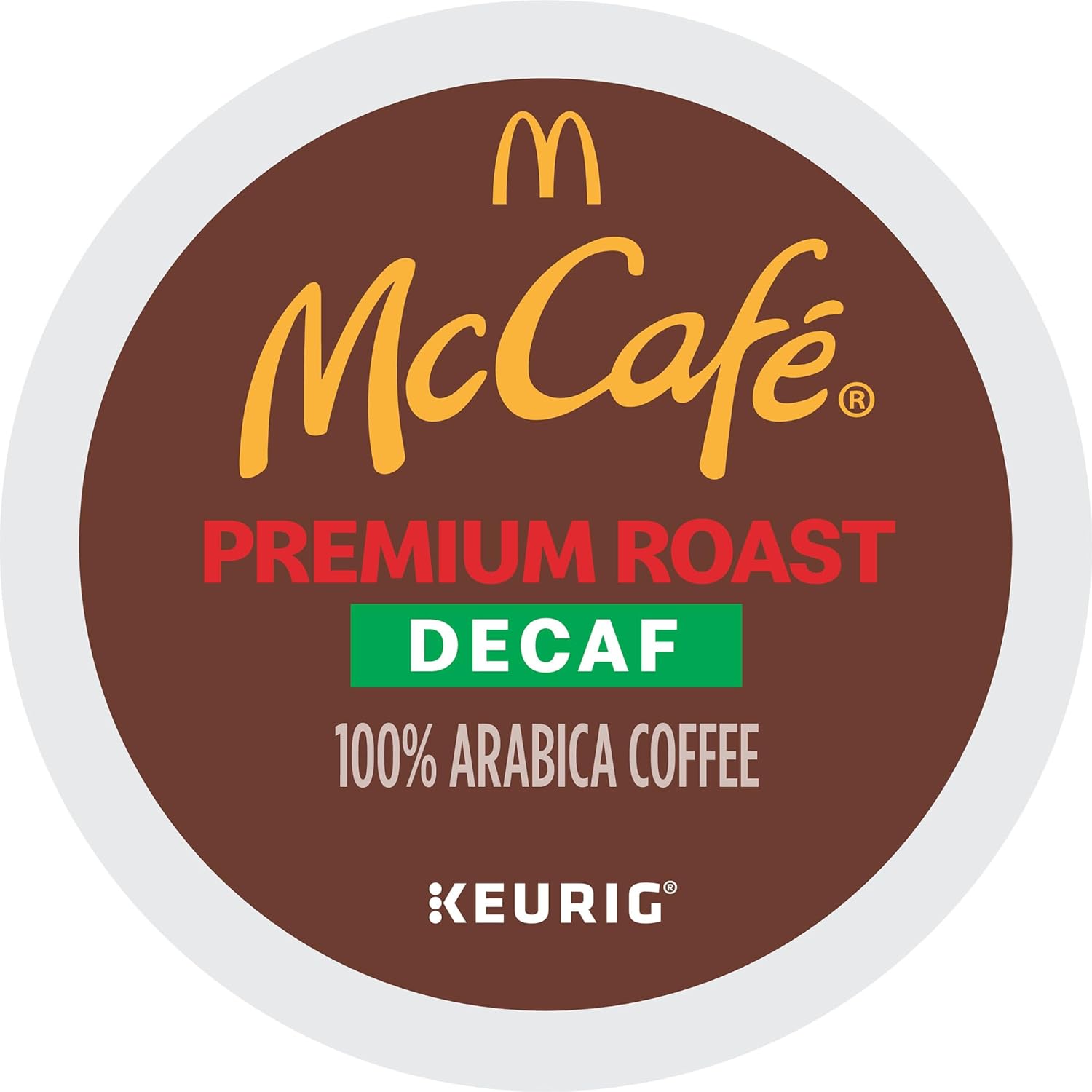 McCafe Premium Roast Decaf K-Cup Pods – Calming Bedside Nightcap for Caffeine-Sensitive Adults, Medium Roast 48 Count
