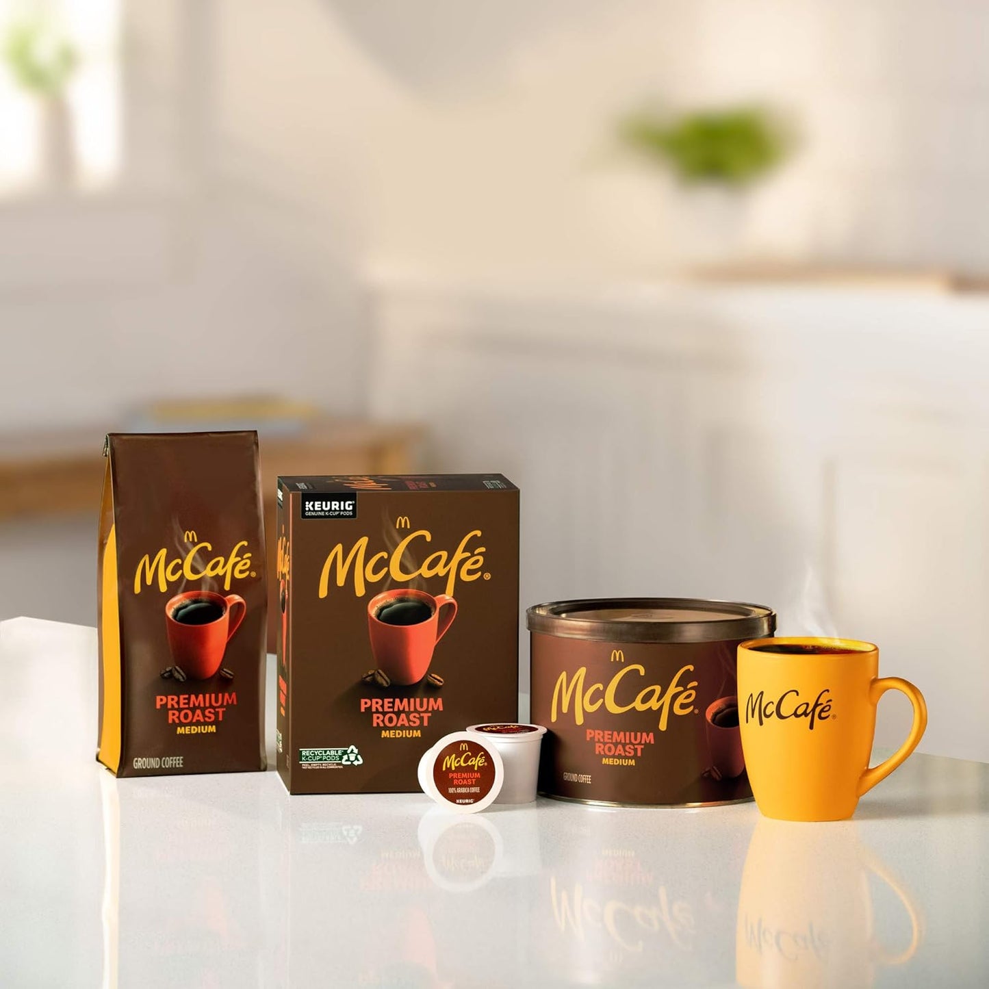 McCafe Premium Roast K-Cup Pods – Home Office Coffee for Focused Morning Work Sessions