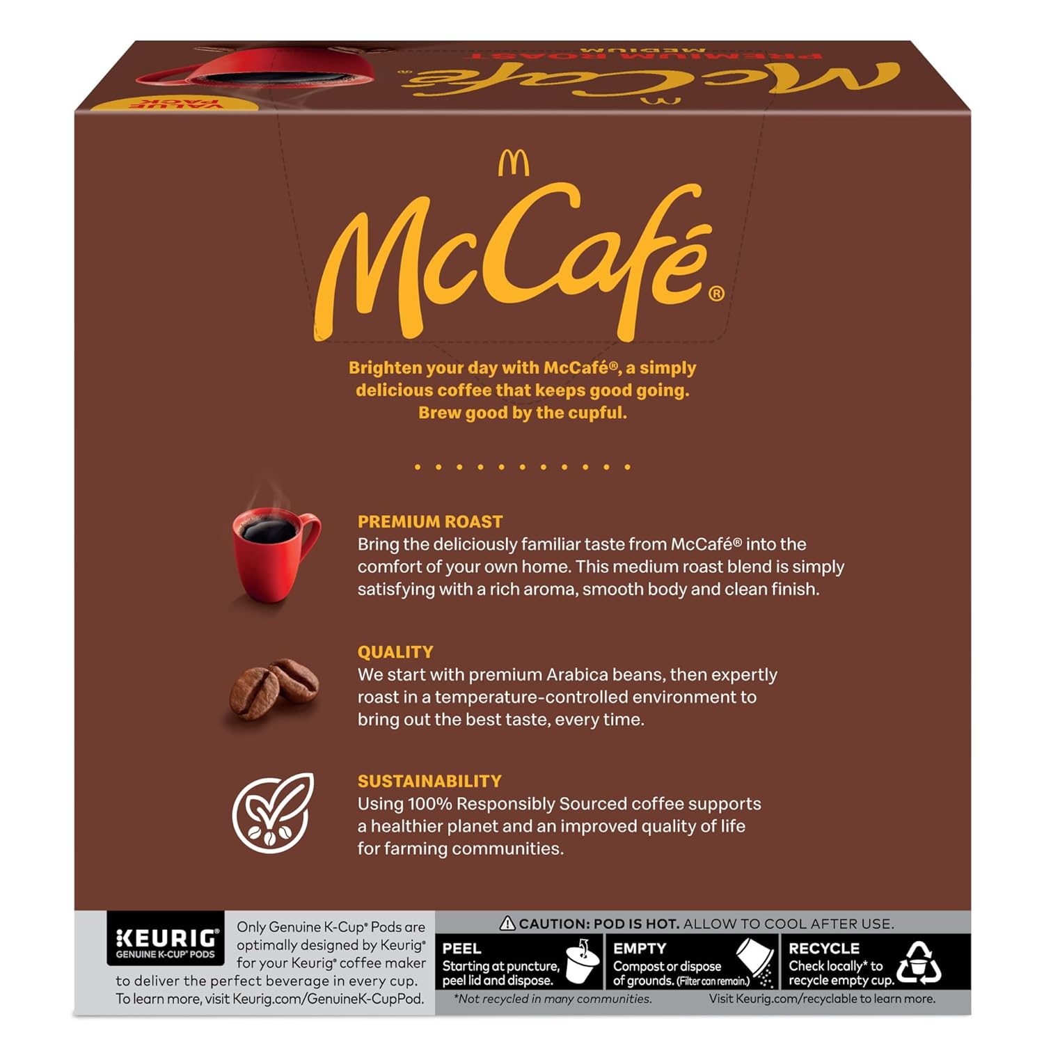 McCafe Premium Roast K-Cup Pods – Home Office Coffee for Focused Morning Work Sessions