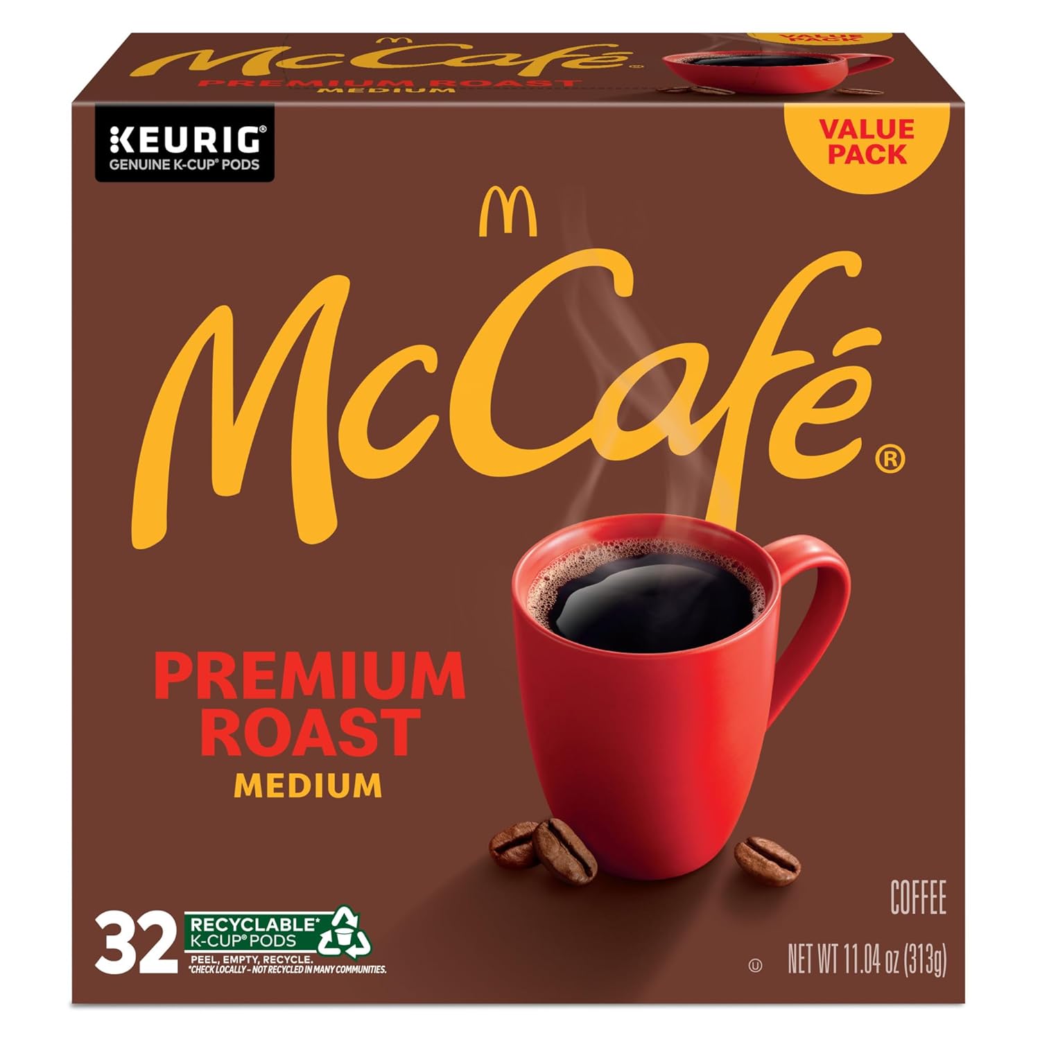 McCafe Premium Roast K-Cup Pods – Home Office Coffee for Focused Morning Work Sessions