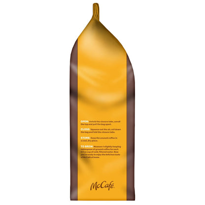 McCafe Premium Roast Medium Roast Ground Coffee for Mindful Morning Brewing Rituals, 12 oz Bag