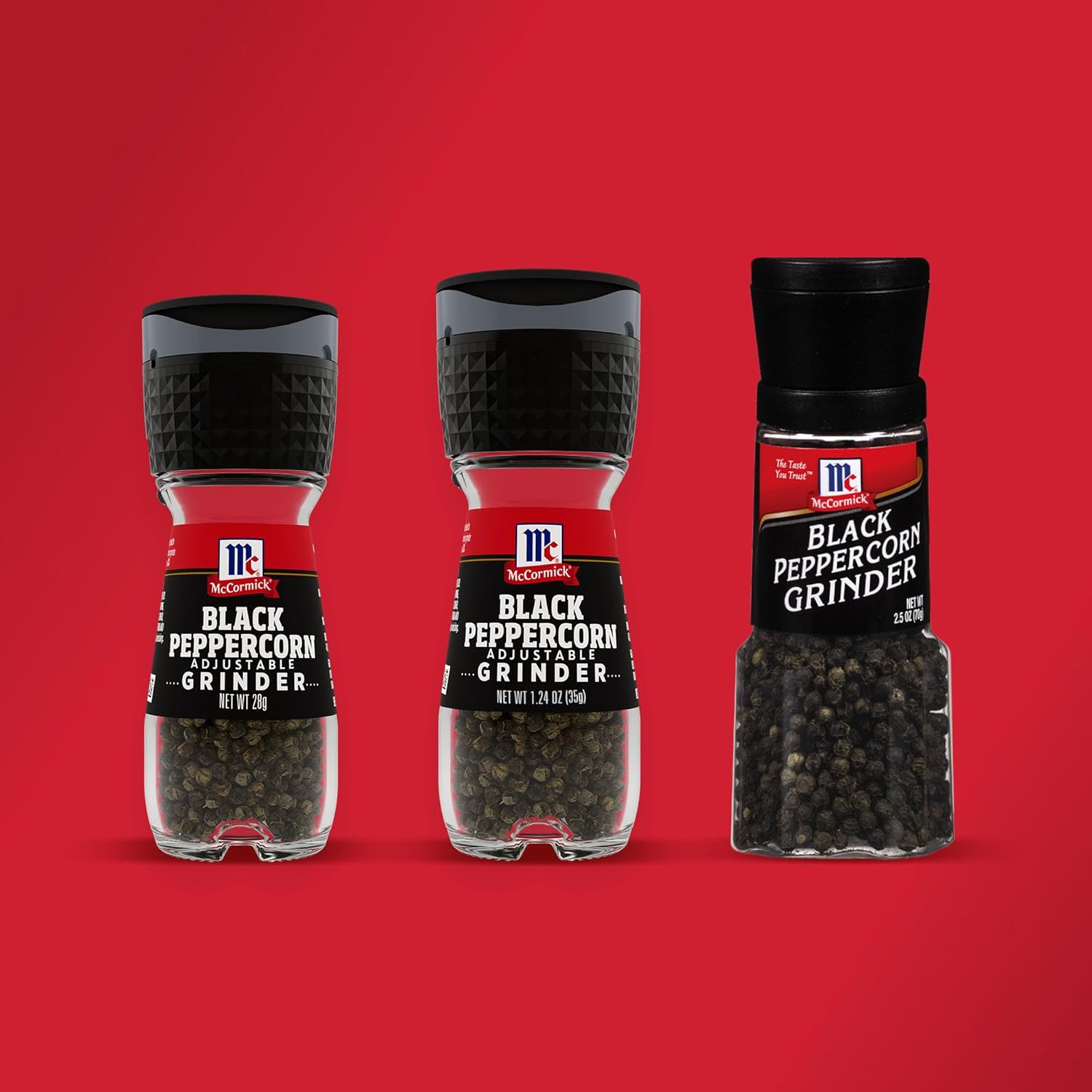 McCormick Black Peppercorn Grinder – Thoughtful Housewarming Gift for New Homeowners, Freshly Ground Flavor Tableside
