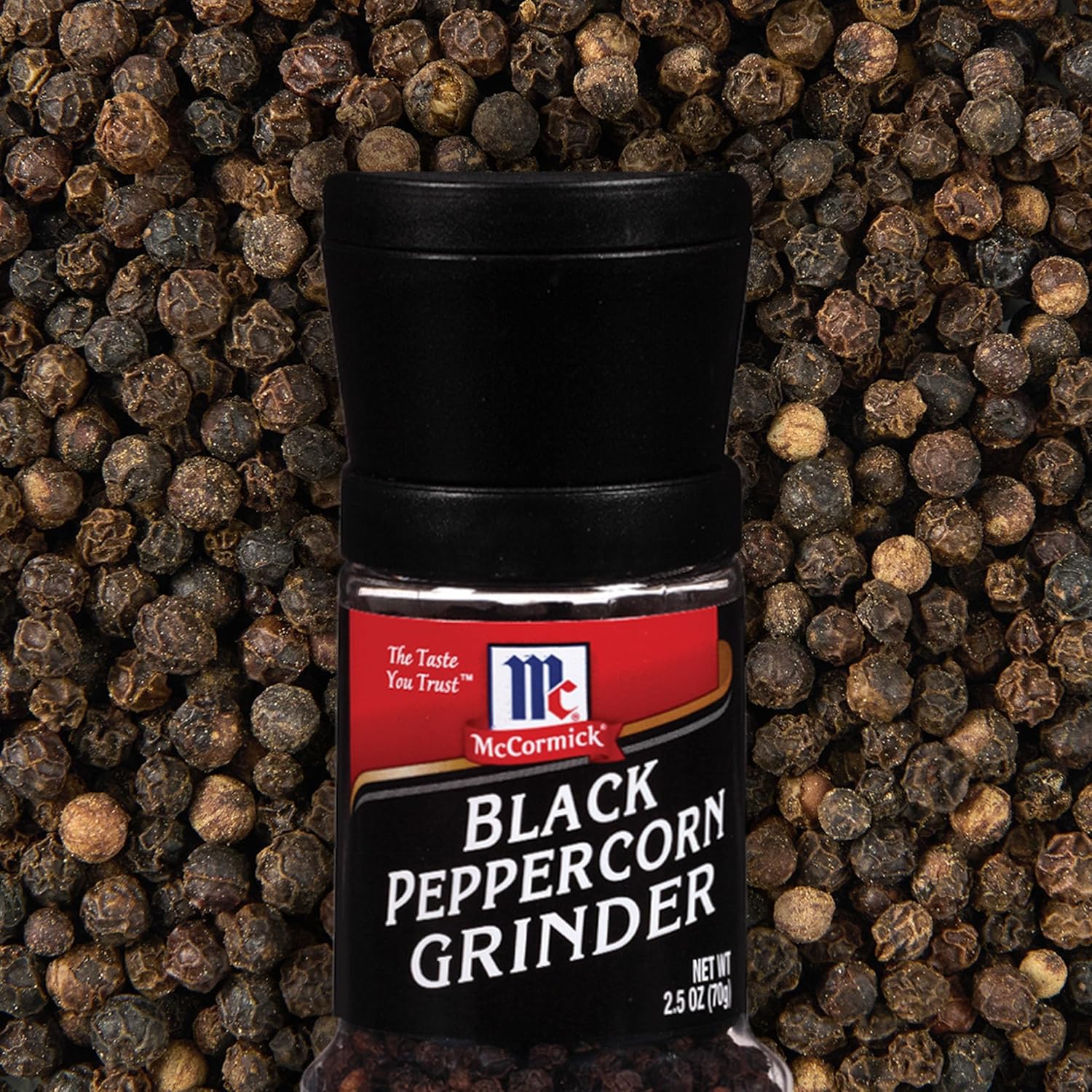 McCormick Black Peppercorn Grinder – Thoughtful Housewarming Gift for New Homeowners, Freshly Ground Flavor Tableside