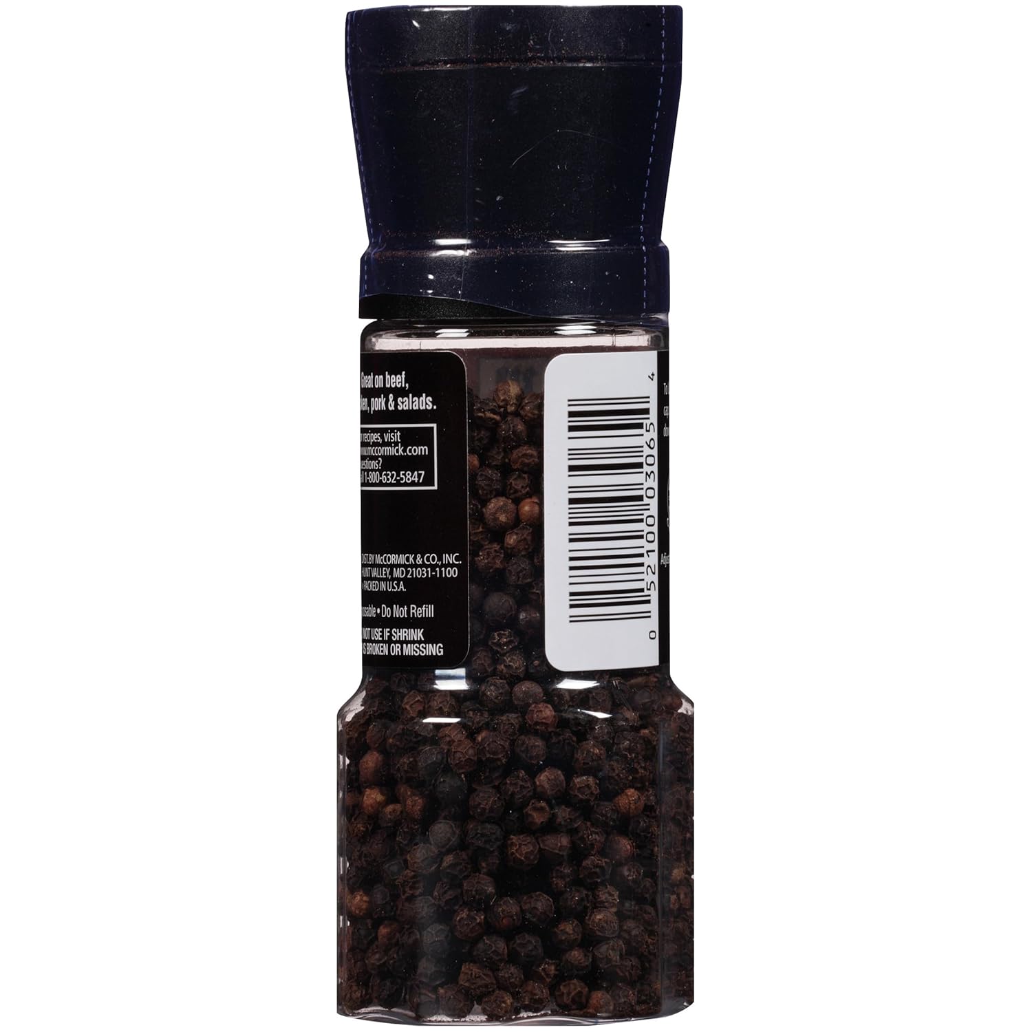 McCormick Black Peppercorn Grinder – Thoughtful Housewarming Gift for New Homeowners, Freshly Ground Flavor Tableside