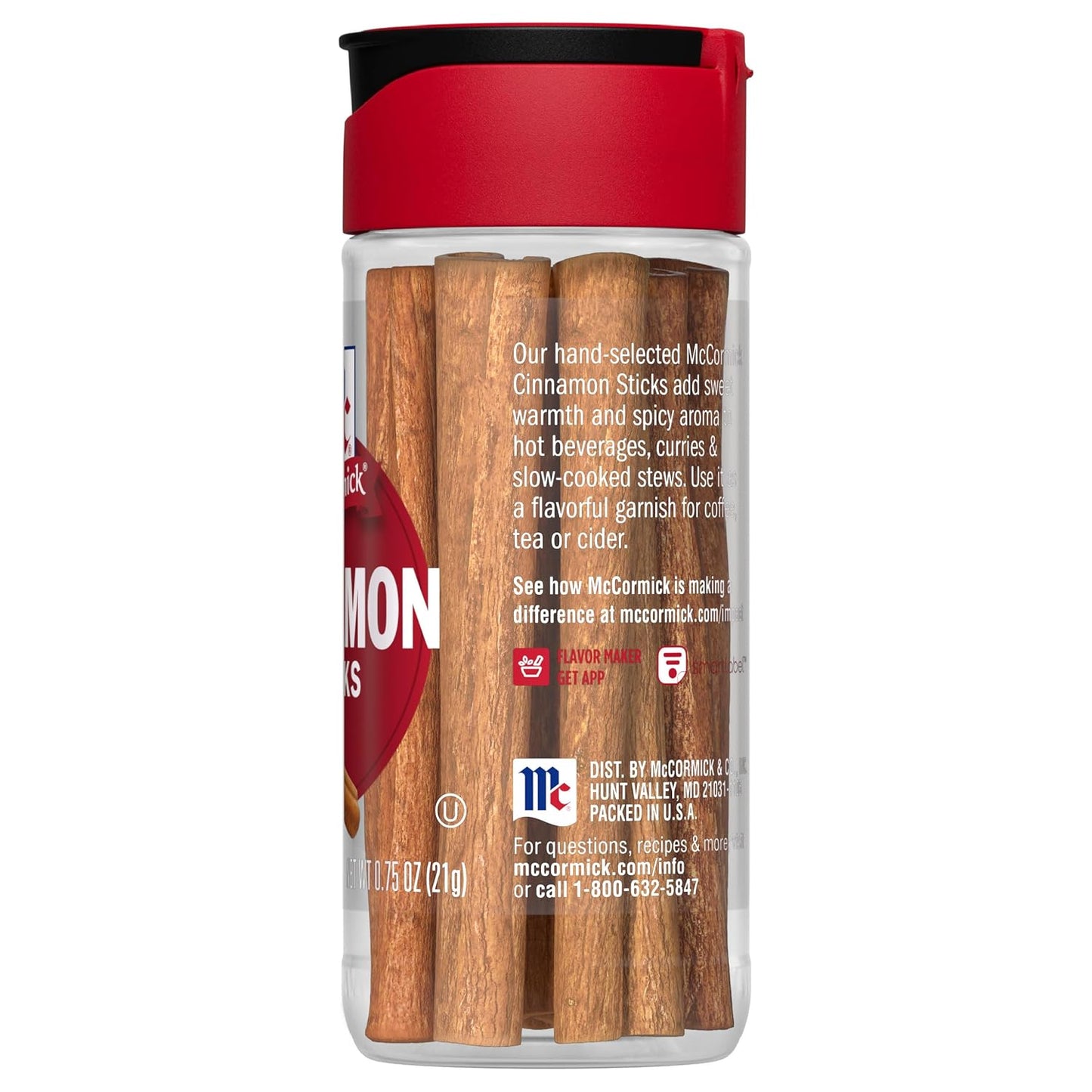 McCormick Cinnamon Sticks – Calming Bath Ritual Essential for Home Spa and Self-Care Nights