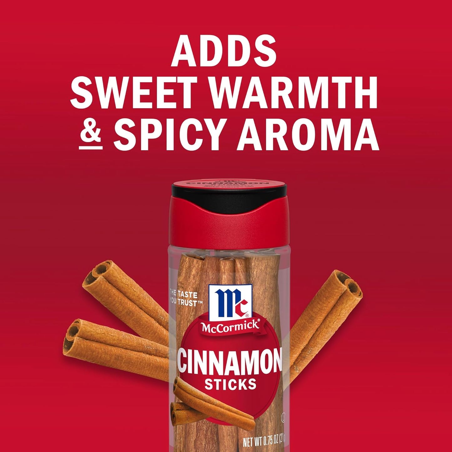 McCormick Cinnamon Sticks – Calming Bath Ritual Essential for Home Spa and Self-Care Nights