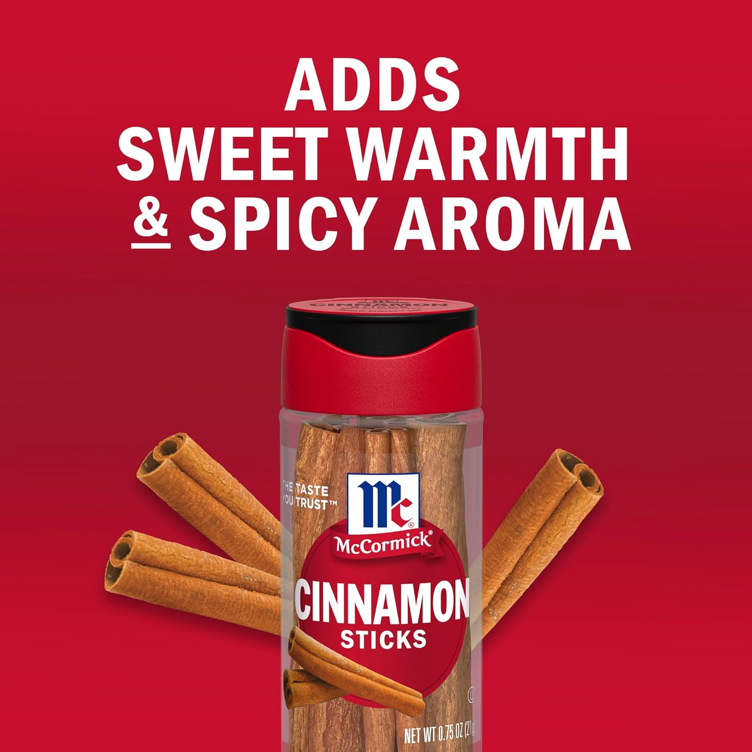 McCormick Cinnamon Sticks – Calming Bath Ritual Essential for Home Spa and Self-Care Nights
