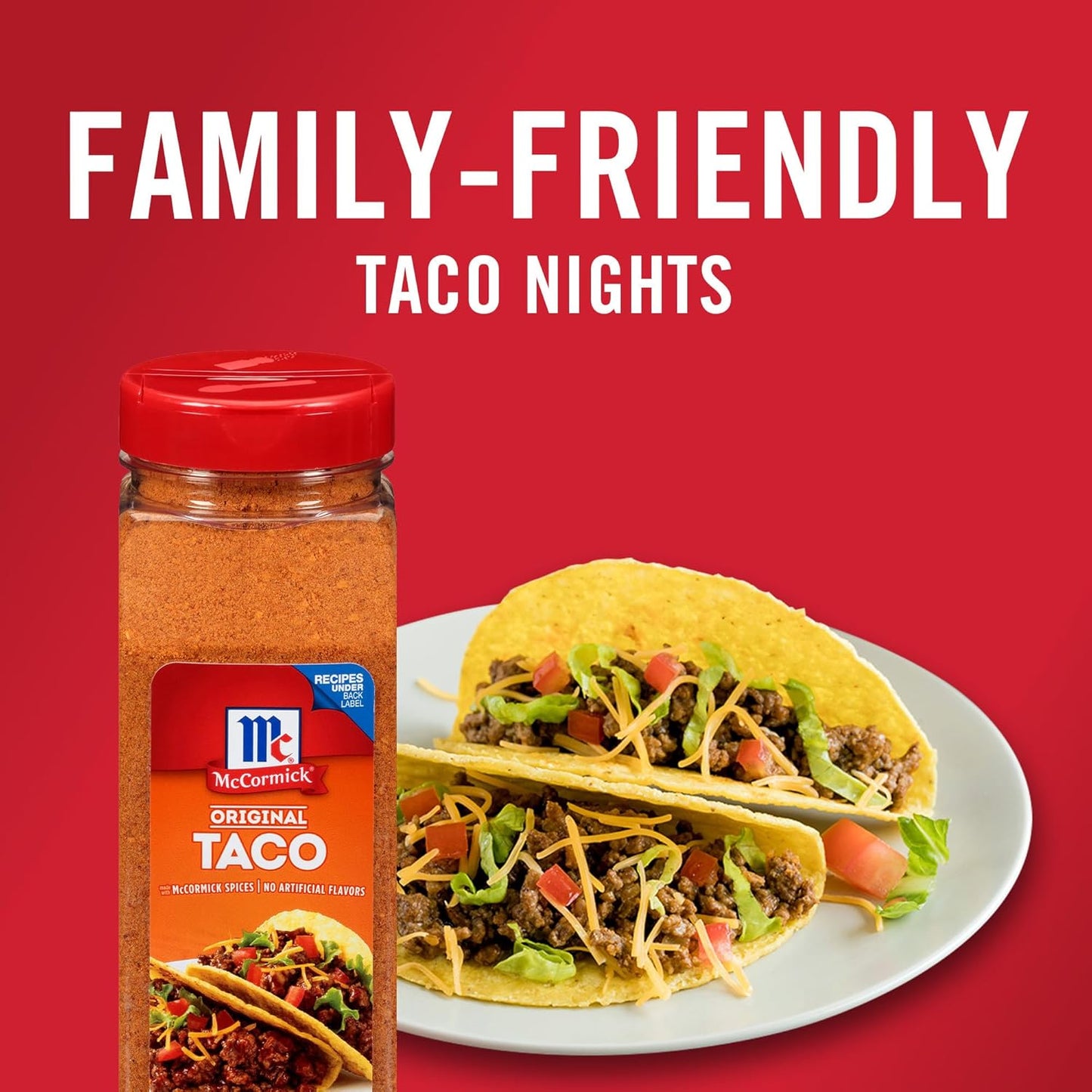 McCormick Culinary Taco Seasoning Mix 24 oz – Family-Size Taco Seasoning for Kid-Friendly Taco Nights and Dinners