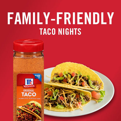McCormick Culinary Taco Seasoning Mix 24 oz – Family-Size Taco Seasoning for Kid-Friendly Taco Nights and Dinners
