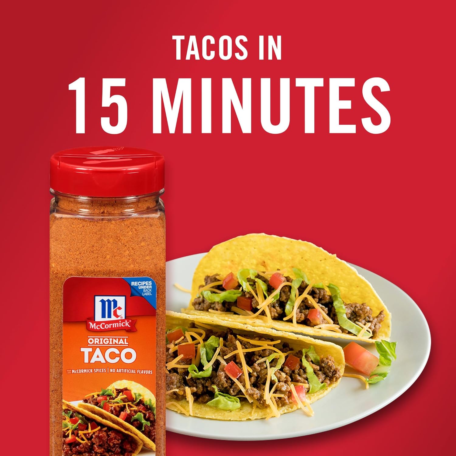 McCormick Culinary Taco Seasoning Mix 24 oz – Family-Size Taco Seasoning for Kid-Friendly Taco Nights and Dinners