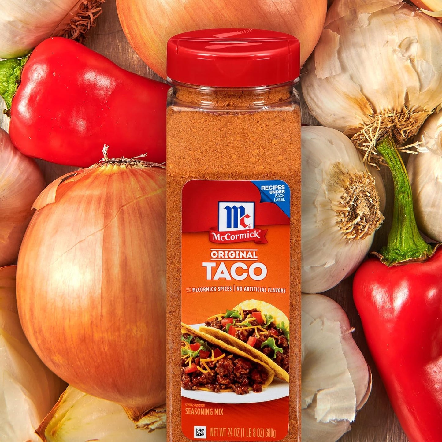 McCormick Culinary Taco Seasoning Mix 24 oz – Family-Size Taco Seasoning for Kid-Friendly Taco Nights and Dinners
