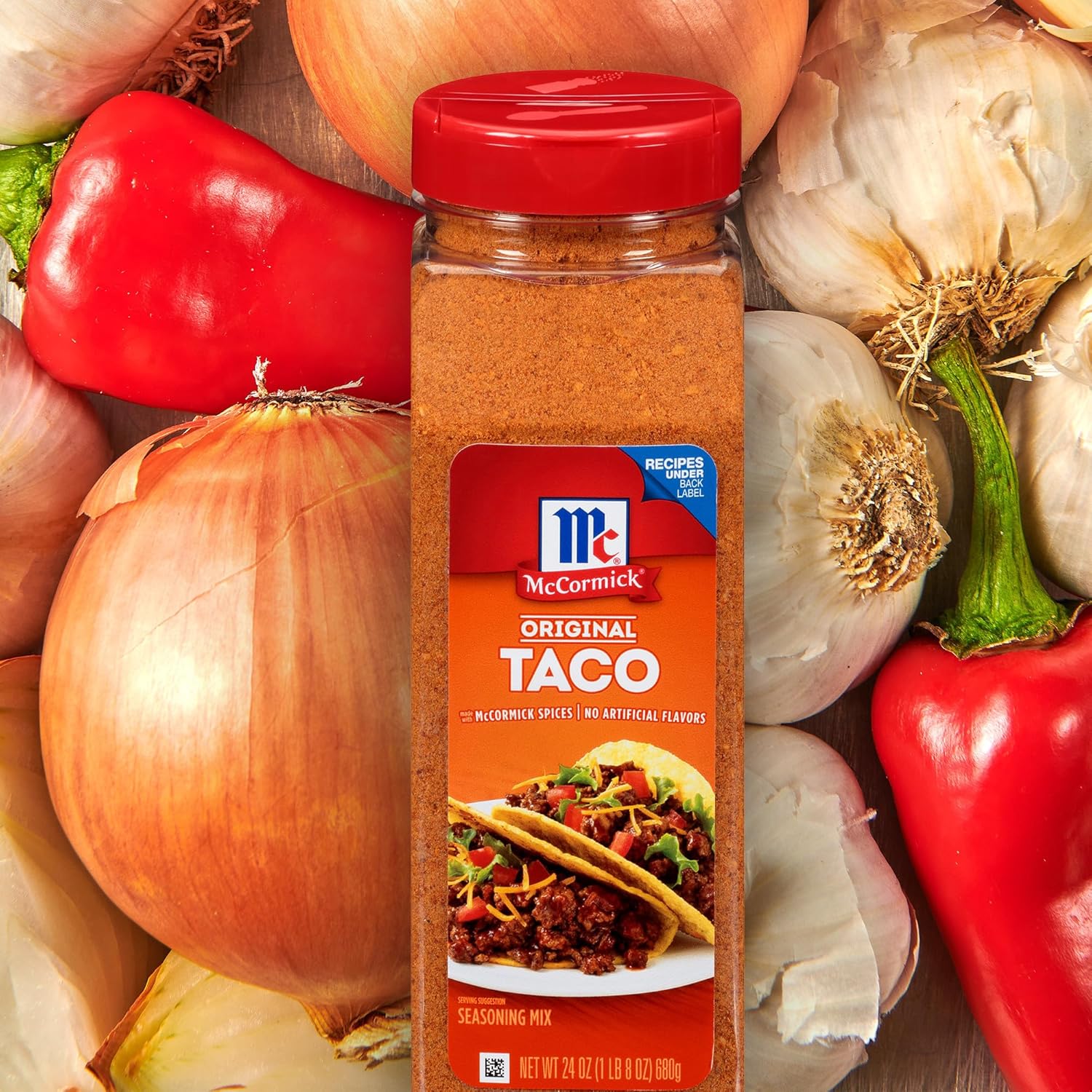 McCormick Culinary Taco Seasoning Mix 24 oz – Family-Size Taco Seasoning for Kid-Friendly Taco Nights and Dinners