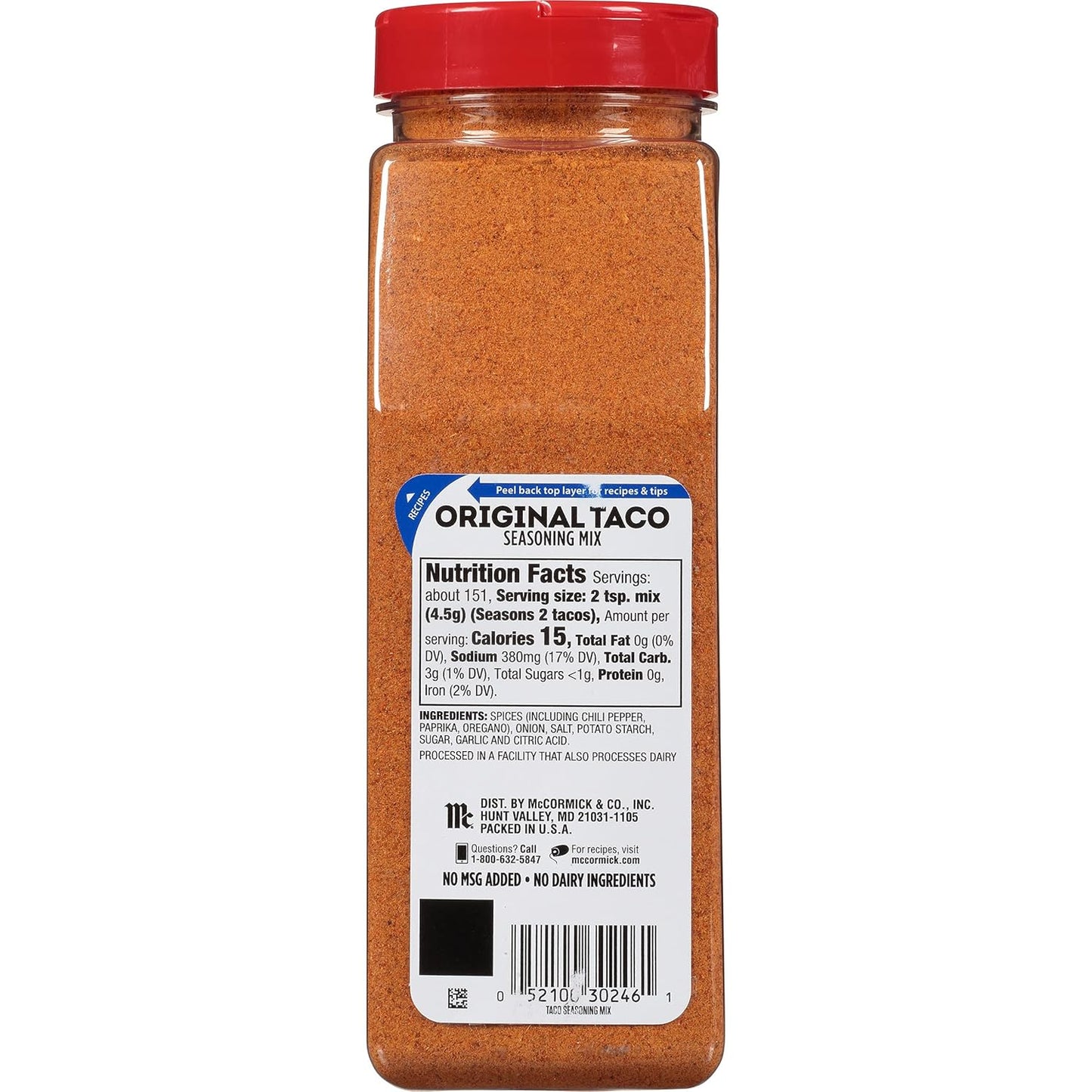McCormick Culinary Taco Seasoning Mix 24 oz – Family-Size Taco Seasoning for Kid-Friendly Taco Nights and Dinners