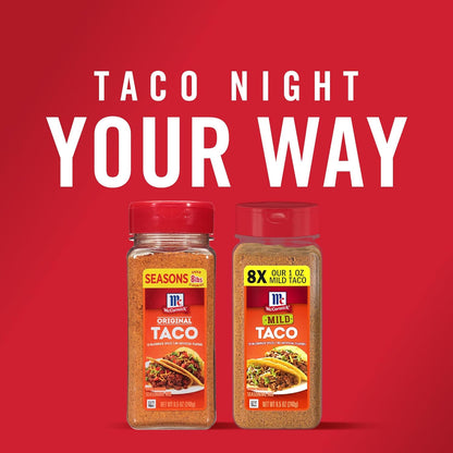 McCormick Culinary Taco Seasoning Mix 24 oz – Family-Size Taco Seasoning for Kid-Friendly Taco Nights and Dinners