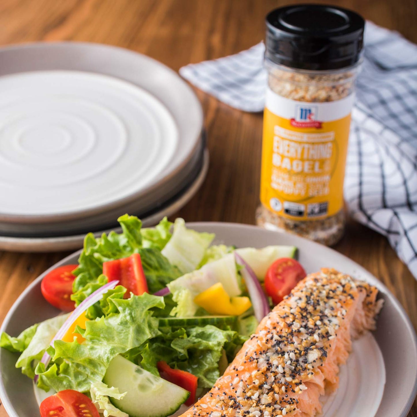 McCormick Everything Bagel All Purpose Seasoning – Finishing Touch for Grilled Meats and Patio Dinners, 4.8 oz