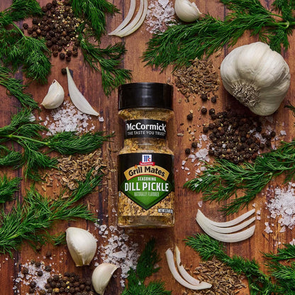 McCormick Grill Mates Dill Pickle Seasoning, 2.75 oz – One-Step Shake-On Blend for Faster Weeknight Dinner Prep