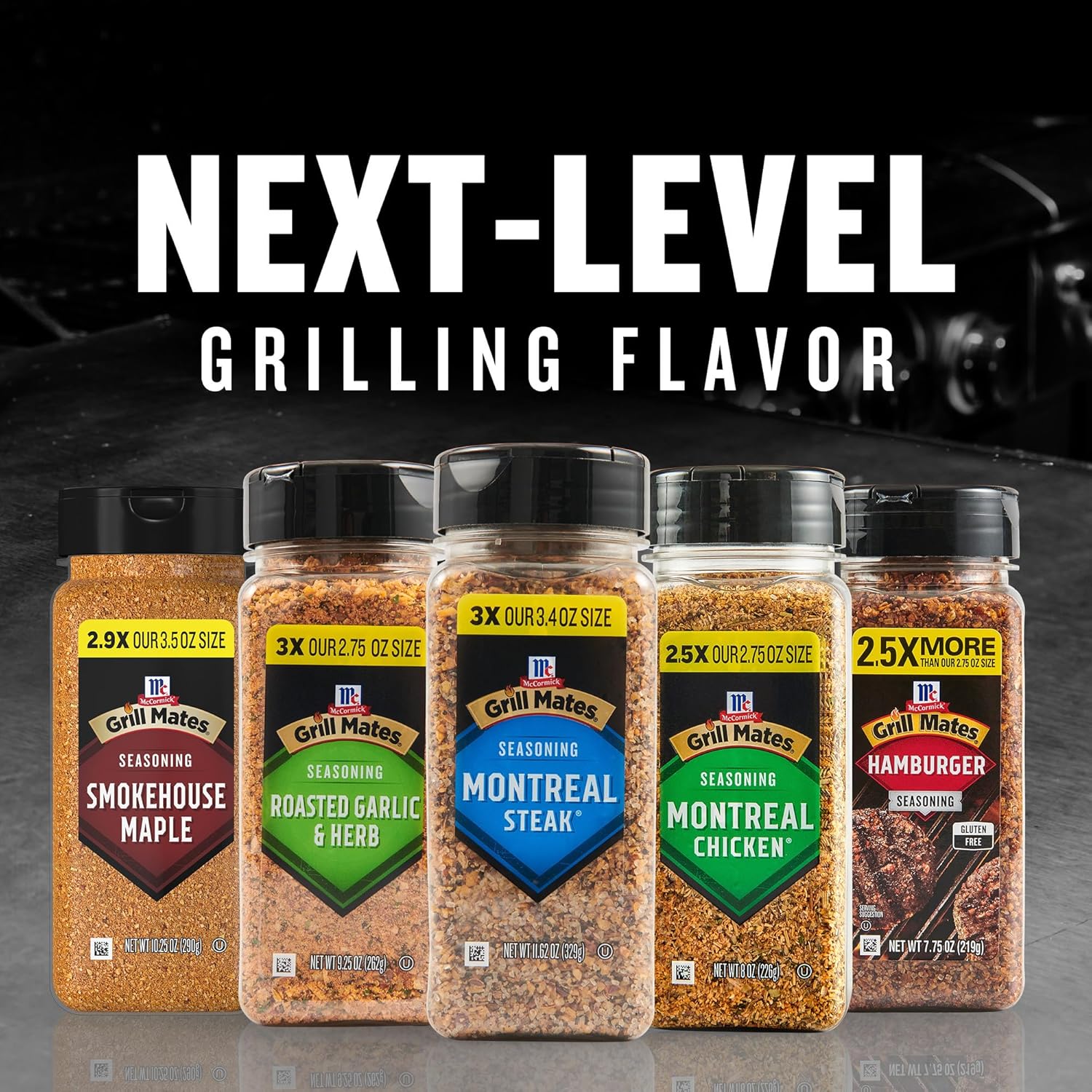 McCormick Grill Mates Montreal Steak Seasoning – Portable Outdoor Grilling Spice for Backyard BBQs and Camping Cookouts