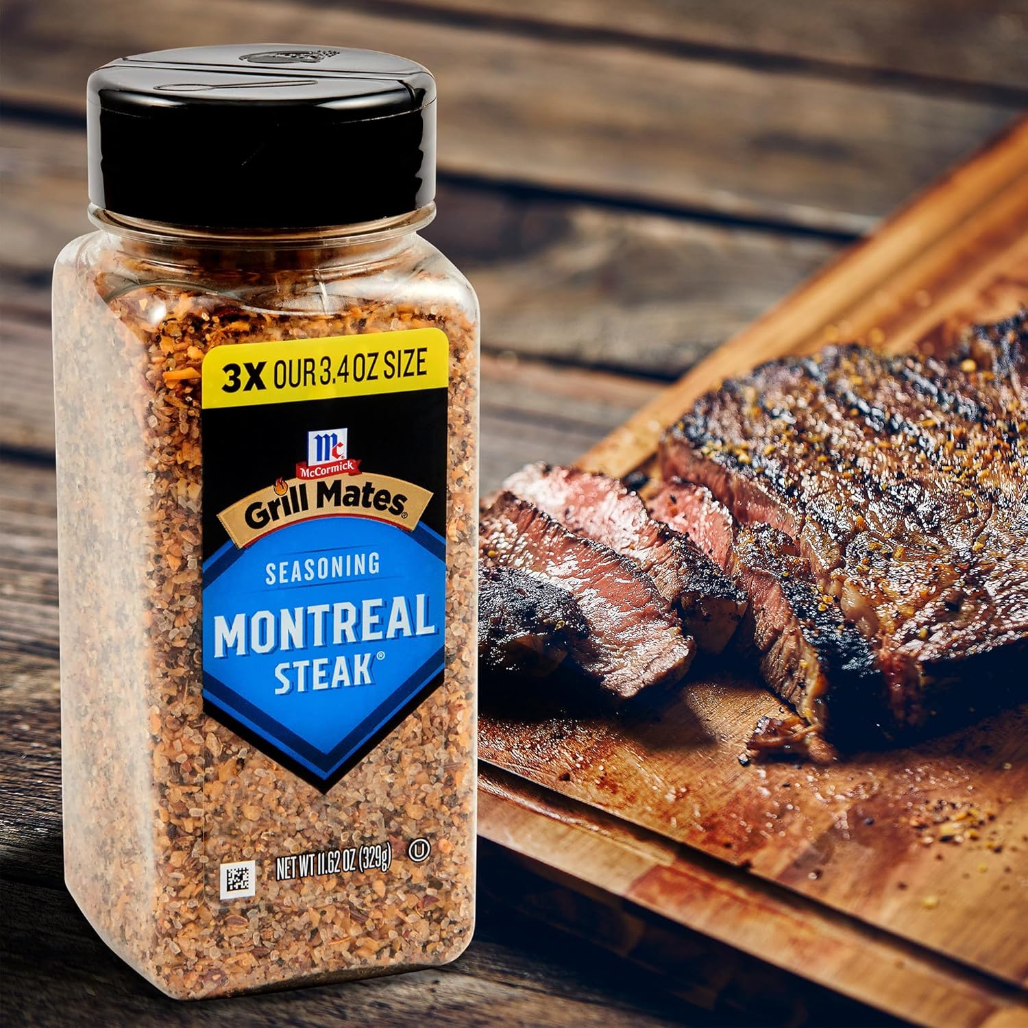 McCormick Grill Mates Montreal Steak Seasoning – Portable Outdoor Grilling Spice for Backyard BBQs and Camping Cookouts