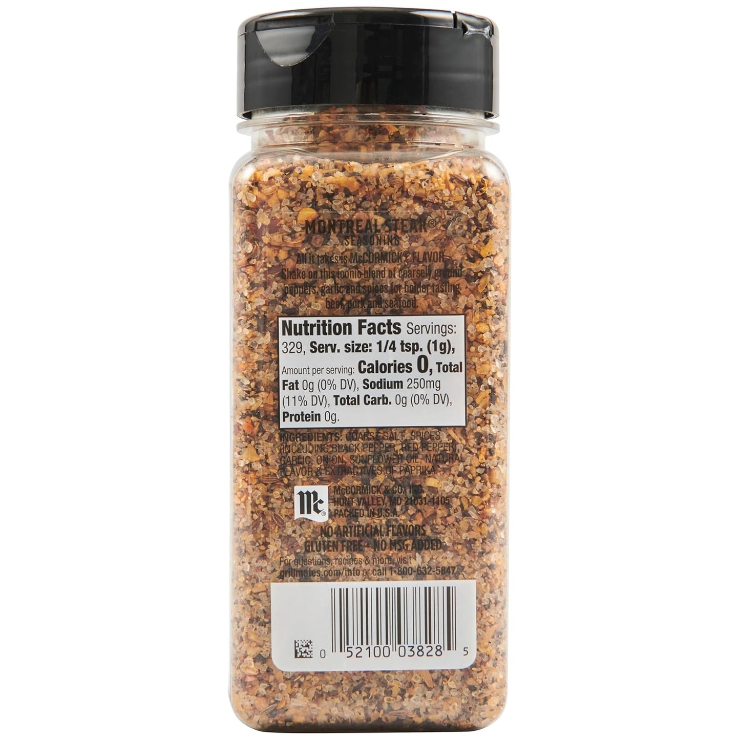McCormick Grill Mates Montreal Steak Seasoning – Portable Outdoor Grilling Spice for Backyard BBQs and Camping Cookouts