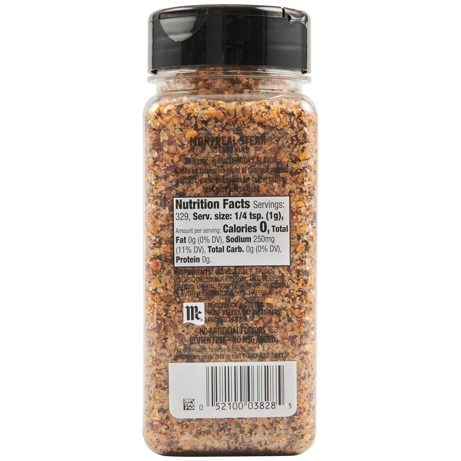 McCormick Grill Mates Montreal Steak Seasoning – Portable Outdoor Grilling Spice for Backyard BBQs and Camping Cookouts