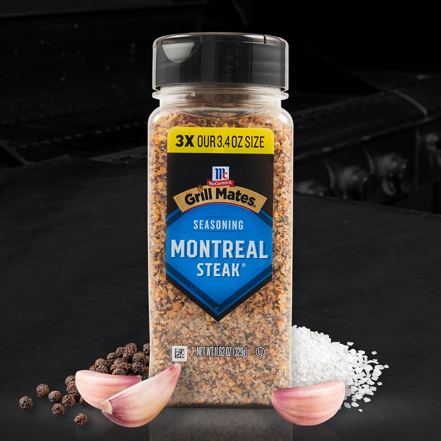 McCormick Grill Mates Montreal Steak Seasoning – Portable Outdoor Grilling Spice for Backyard BBQs and Camping Cookouts