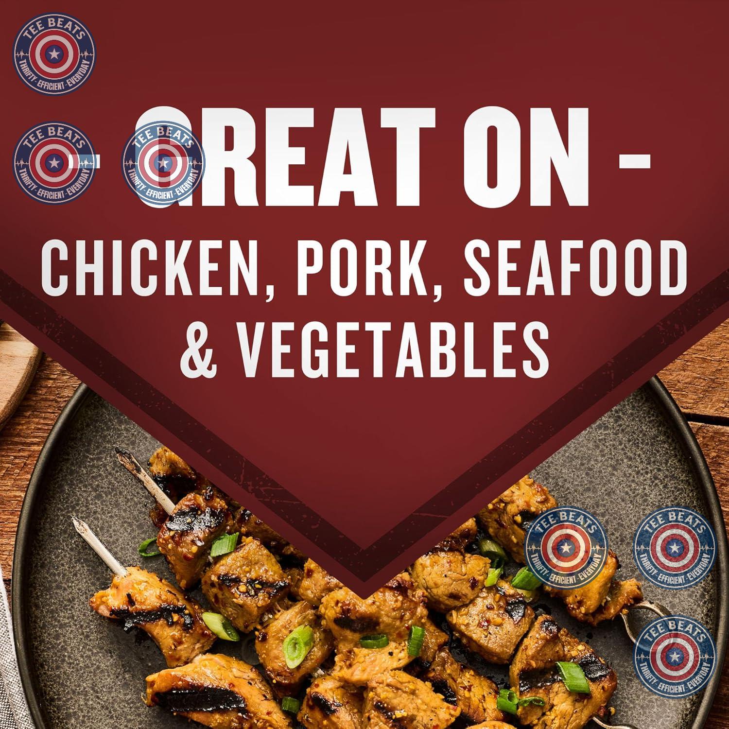 McCormick Grill Mates Pineapple Teriyaki Rub for Busy Home Cooks, No-Marinate Grilling and Broiling Seasoning in 30-Second Prep