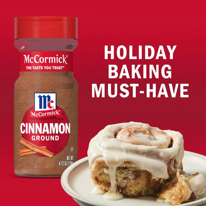 McCormick Ground Cinnamon, 18 oz – Thoughtful Housewarming Gift for Home Bakers