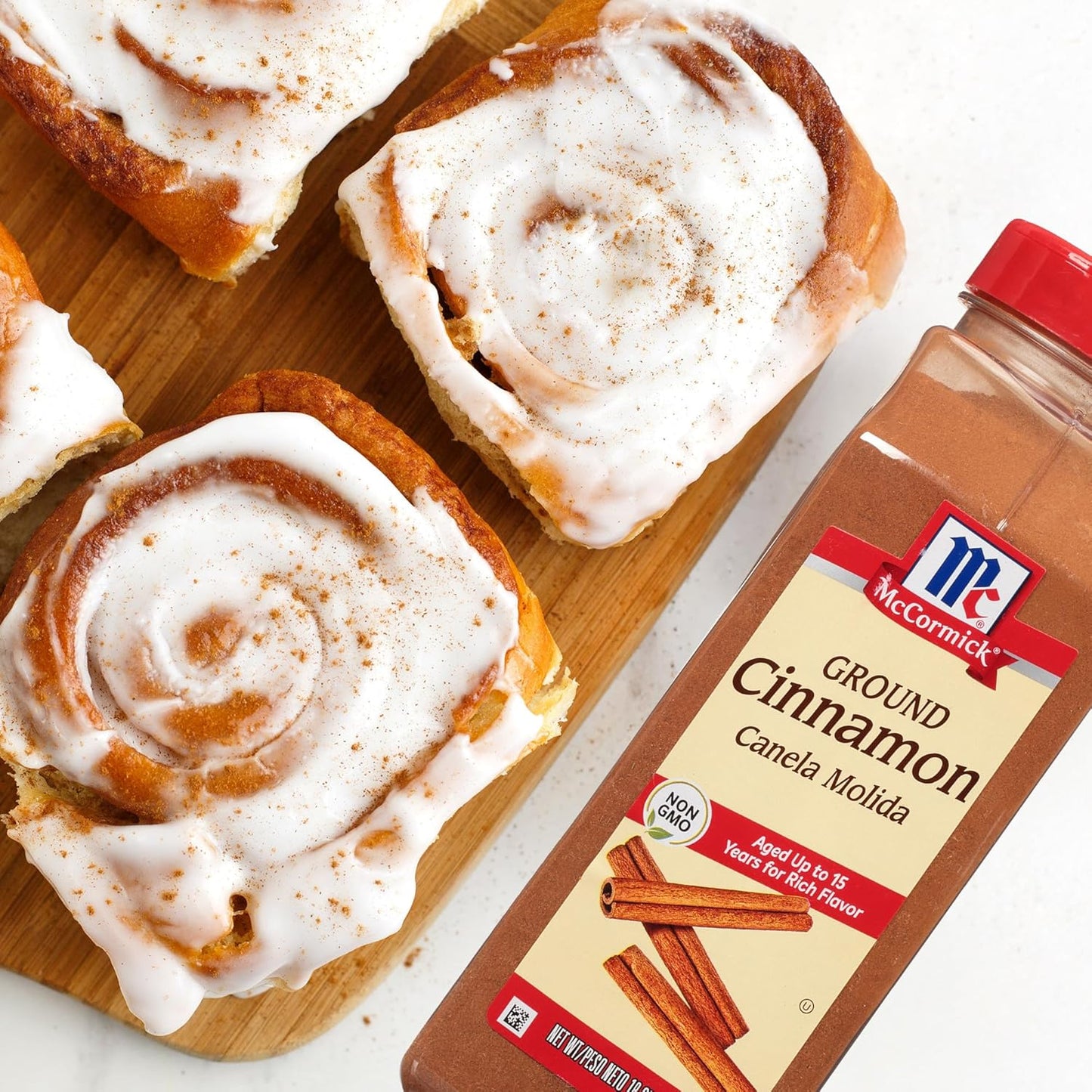 McCormick Ground Cinnamon, 18 oz – Thoughtful Housewarming Gift for Home Bakers