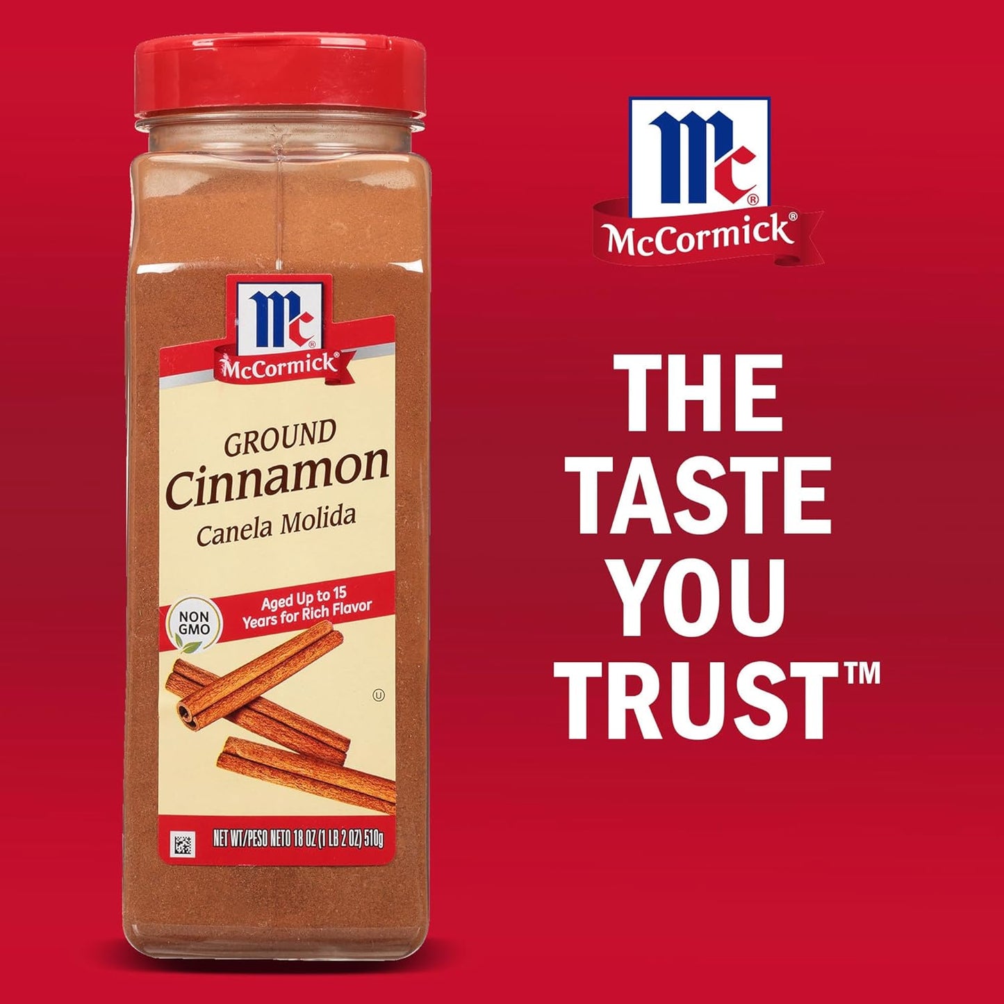 McCormick Ground Cinnamon, 18 oz – Thoughtful Housewarming Gift for Home Bakers