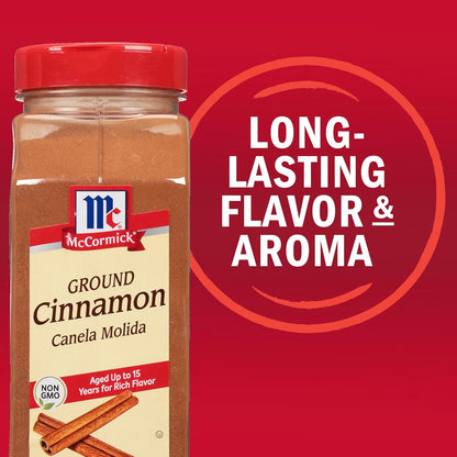 McCormick Ground Cinnamon, 18 oz – Thoughtful Housewarming Gift for Home Bakers
