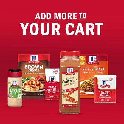 McCormick Ground Cinnamon, 18 oz – Thoughtful Housewarming Gift for Home Bakers