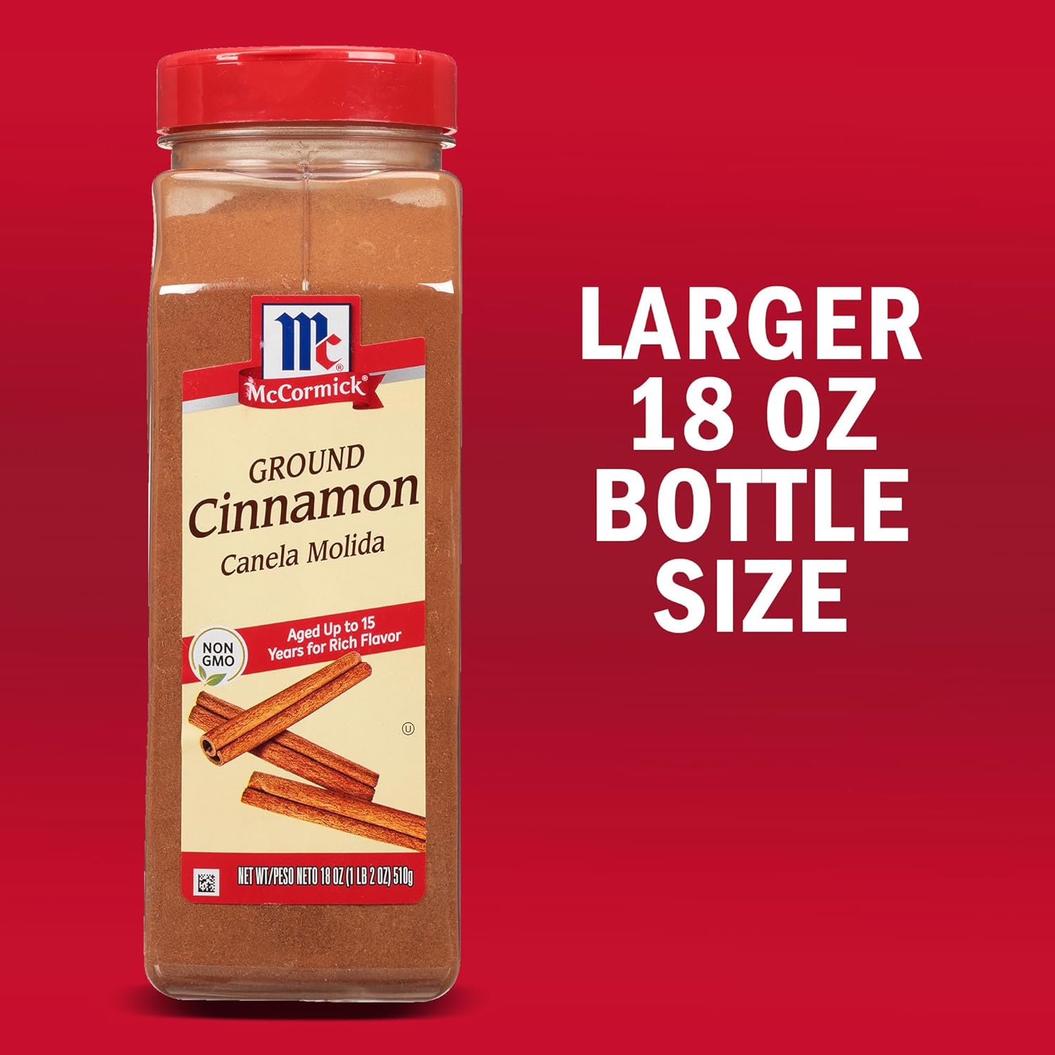 McCormick Ground Cinnamon, 18 oz – Thoughtful Housewarming Gift for Home Bakers